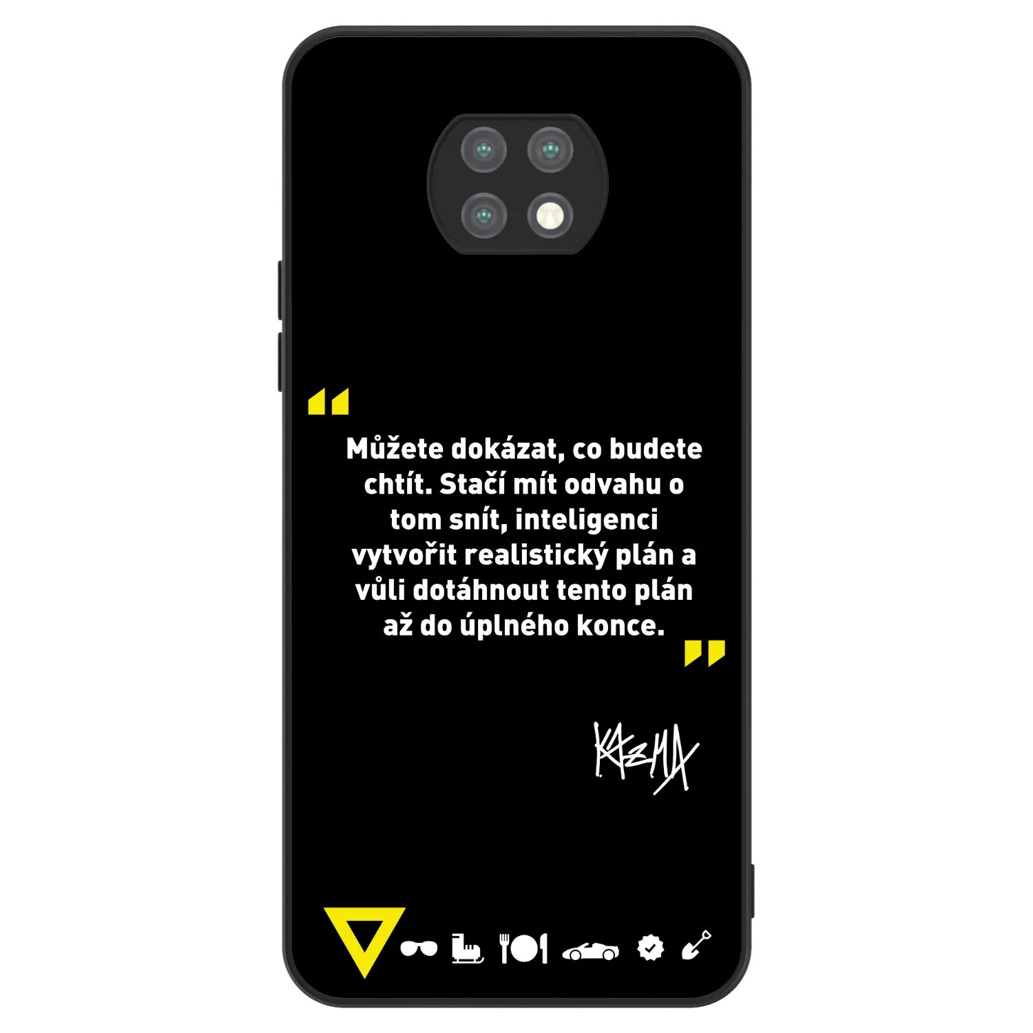 Picasee ULTIMATE CASE pro Xiaomi Redmi Note 9T - Kazma - MŮŽETE DOKÁZAT, CO BUDETE CHTÍT