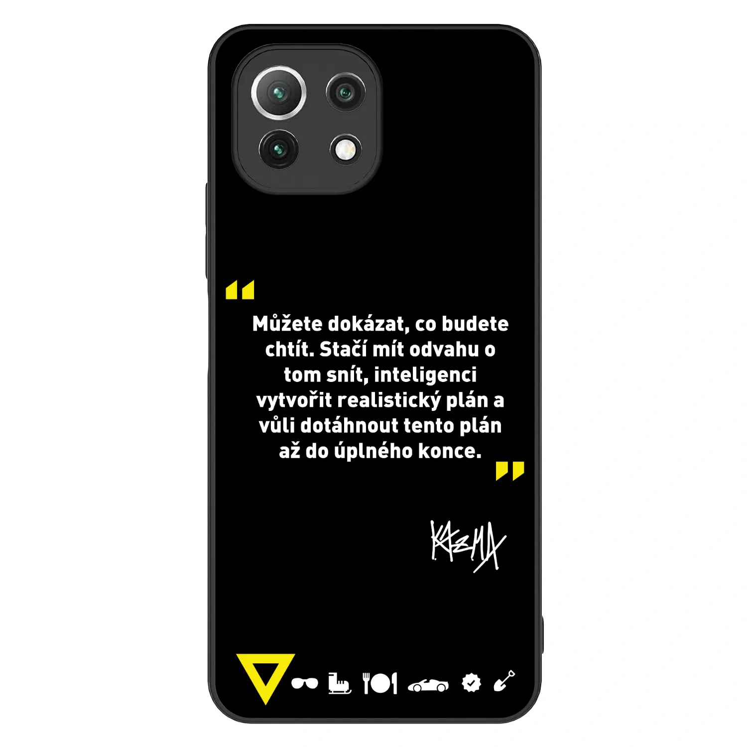 Picasee ULTIMATE CASE pro Xiaomi 11 Lite 5G NE - Kazma - MŮŽETE DOKÁZAT, CO BUDETE CHTÍT