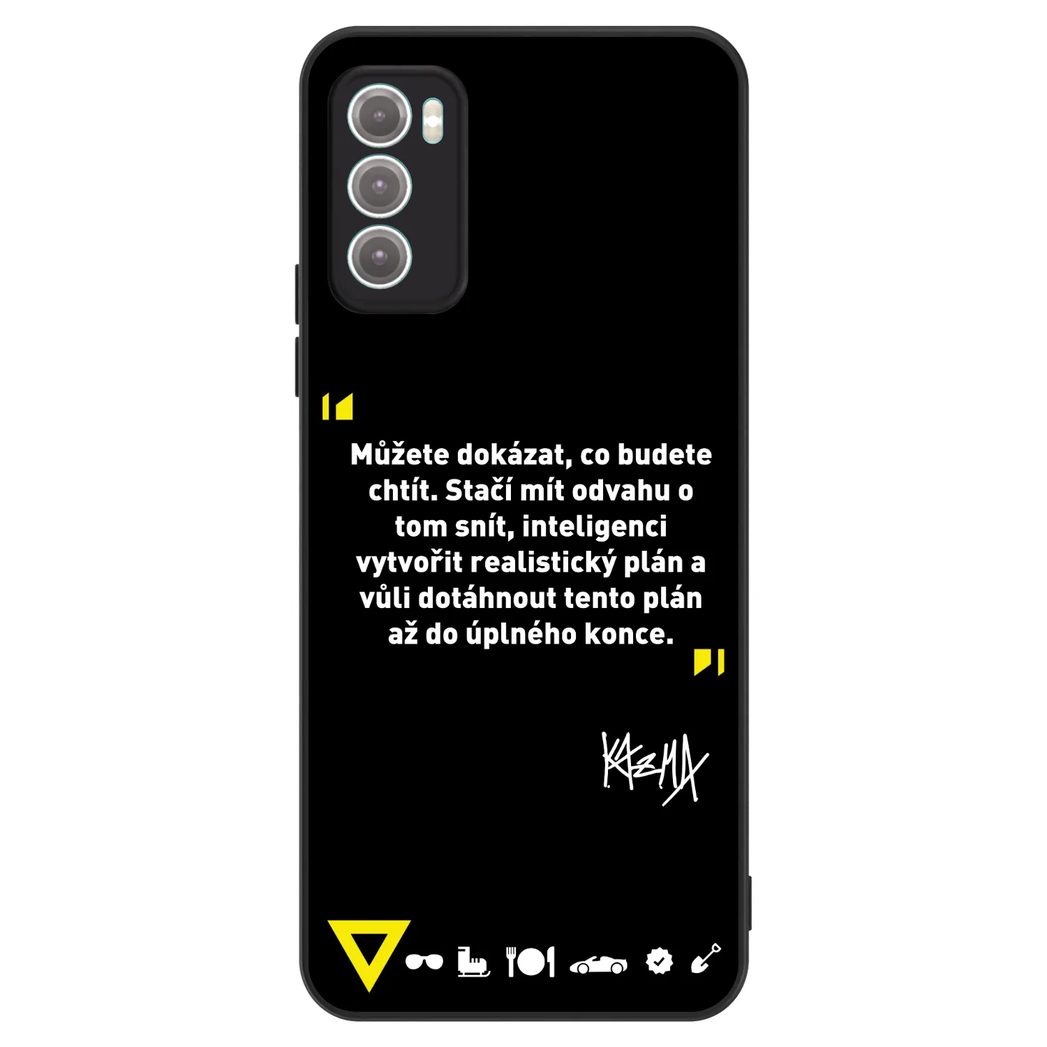 Picasee ULTIMATE CASE pro Motorola Moto G60 - Kazma - MŮŽETE DOKÁZAT, CO BUDETE CHTÍT