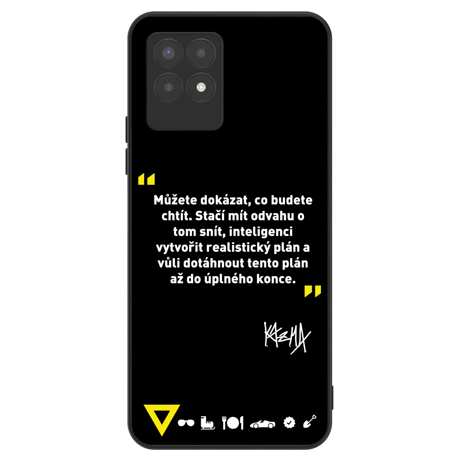 Picasee ULTIMATE CASE pro Realme 8i - Kazma - MŮŽETE DOKÁZAT, CO BUDETE CHTÍT