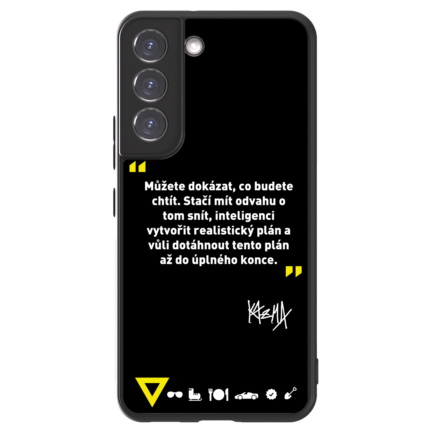 Picasee ULTIMATE CASE pro Samsung Galaxy S22 5G - Kazma - MŮŽETE DOKÁZAT, CO BUDETE CHTÍT