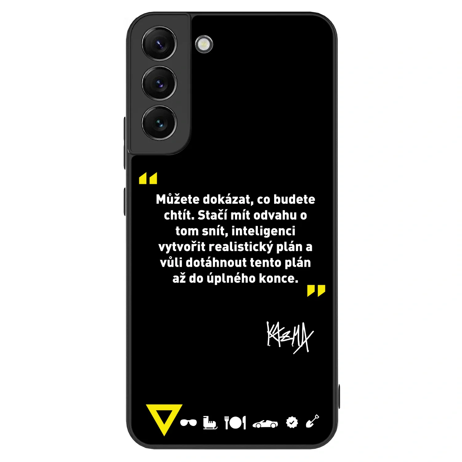 Picasee ULTIMATE CASE pro Samsung Galaxy S22+ 5G - Kazma - MŮŽETE DOKÁZAT, CO BUDETE CHTÍT