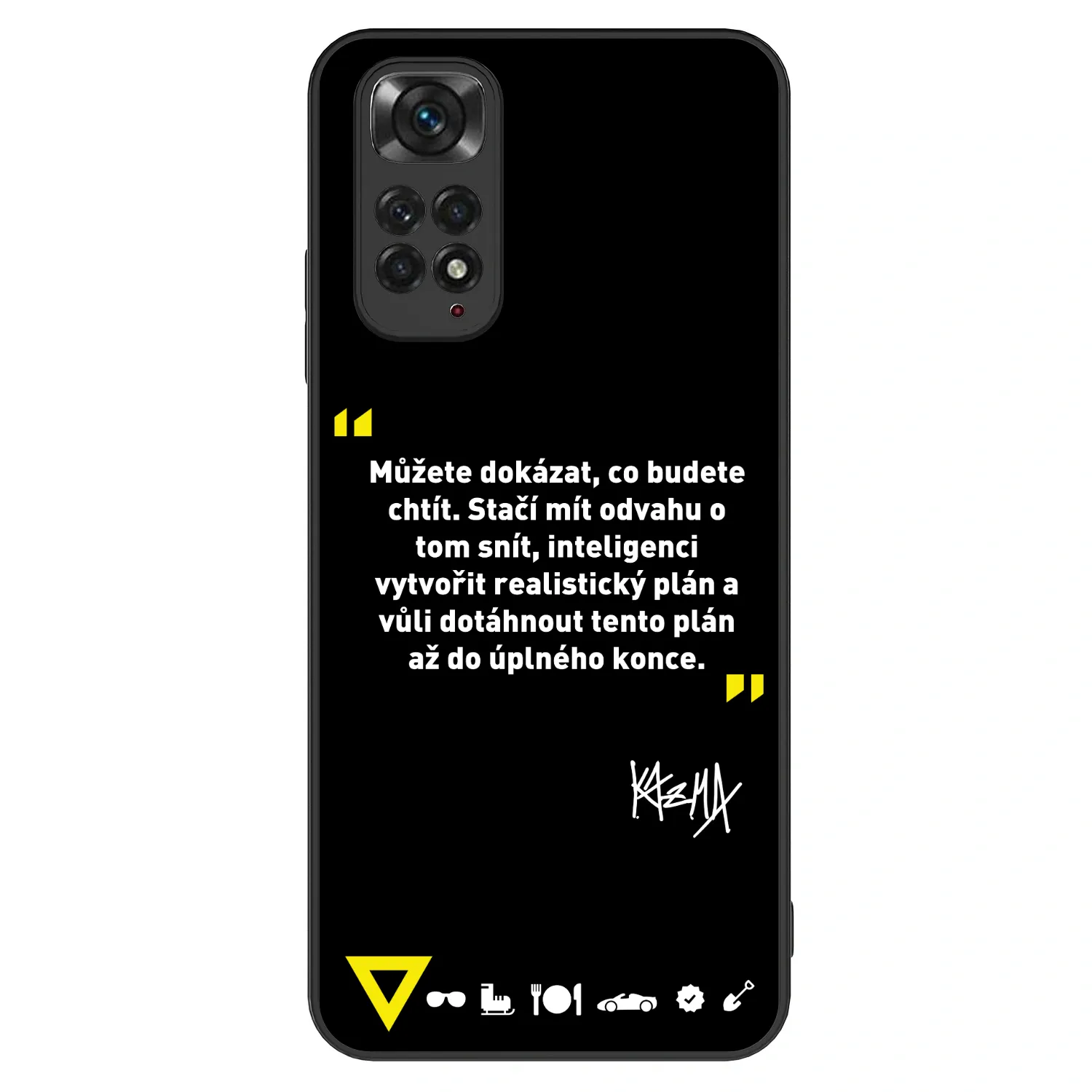 Picasee ULTIMATE CASE pro Xiaomi Redmi Note 11S 4G - Kazma - MŮŽETE DOKÁZAT, CO BUDETE CHTÍT