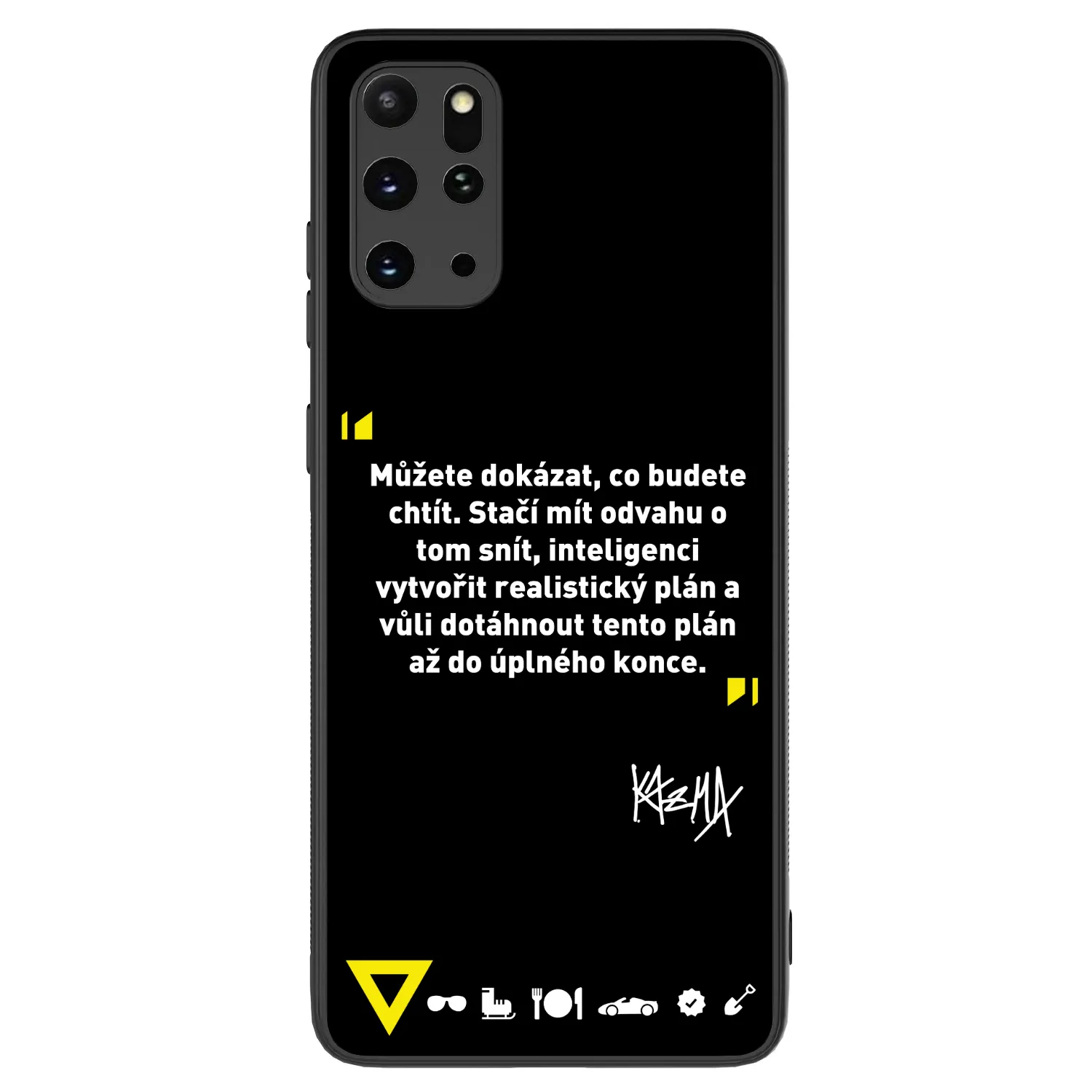 Picasee ULTIMATE CASE pro Samsung Galaxy S20+ G985F - Kazma - MŮŽETE DOKÁZAT, CO BUDETE CHTÍT