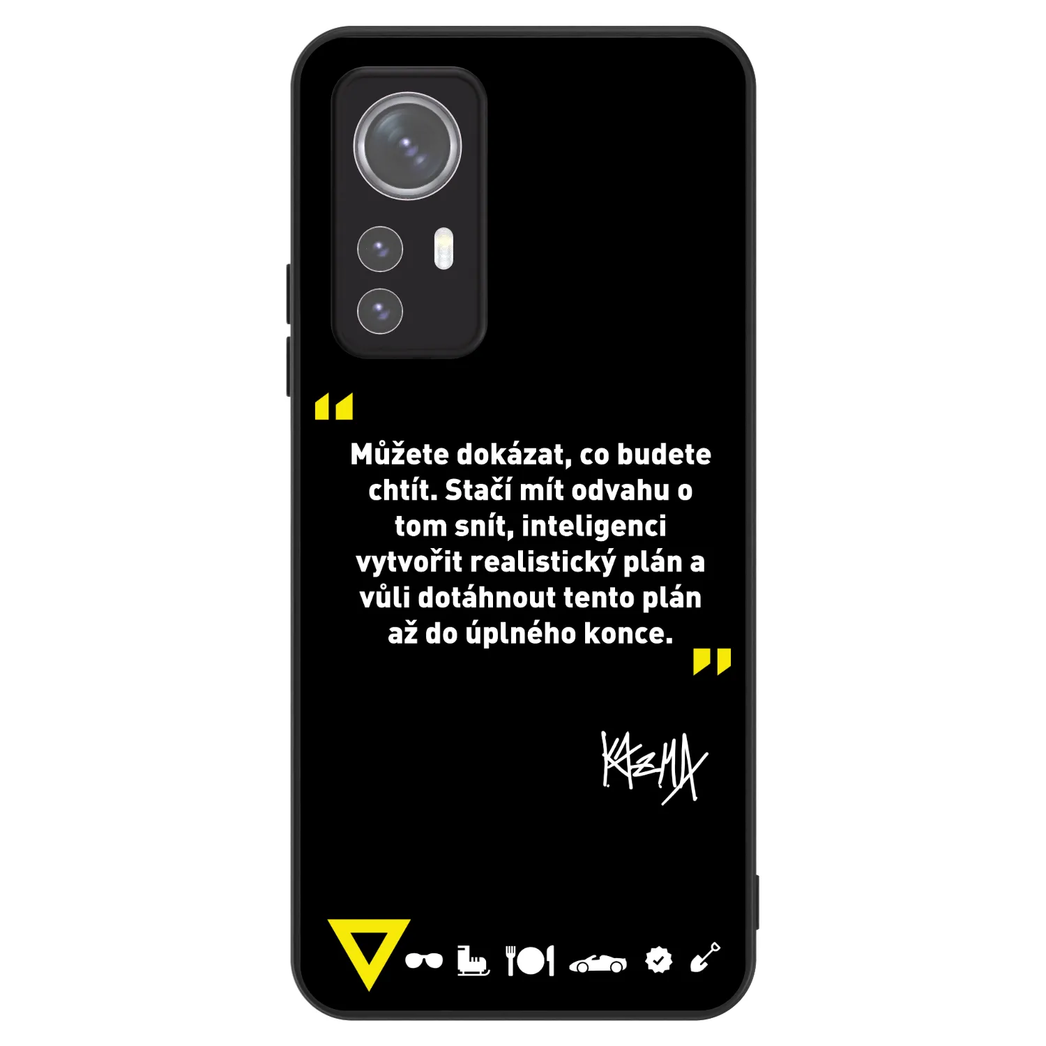 Picasee ULTIMATE CASE pro Xiaomi 12 - Kazma - MŮŽETE DOKÁZAT, CO BUDETE CHTÍT