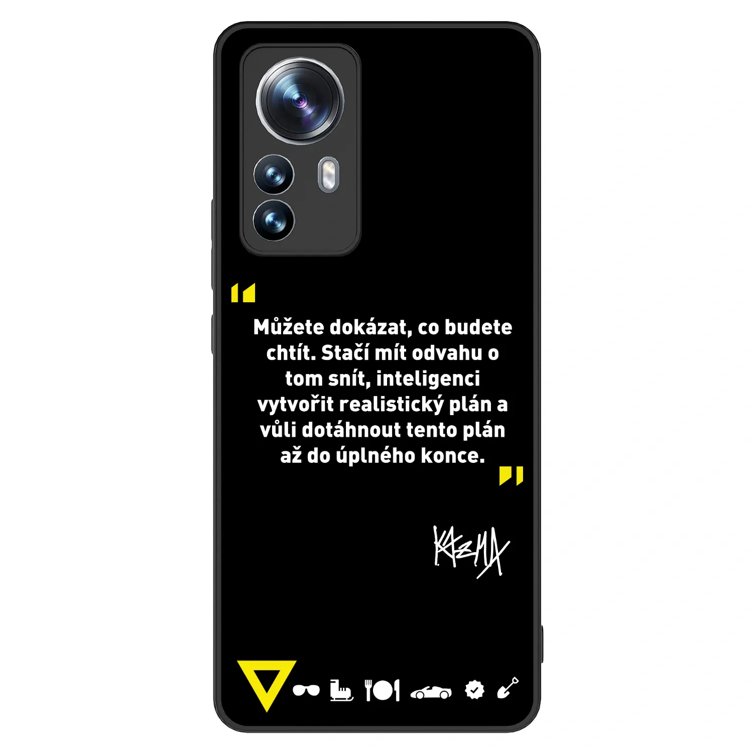 Picasee ULTIMATE CASE pro Xiaomi 12 Pro - Kazma - MŮŽETE DOKÁZAT, CO BUDETE CHTÍT