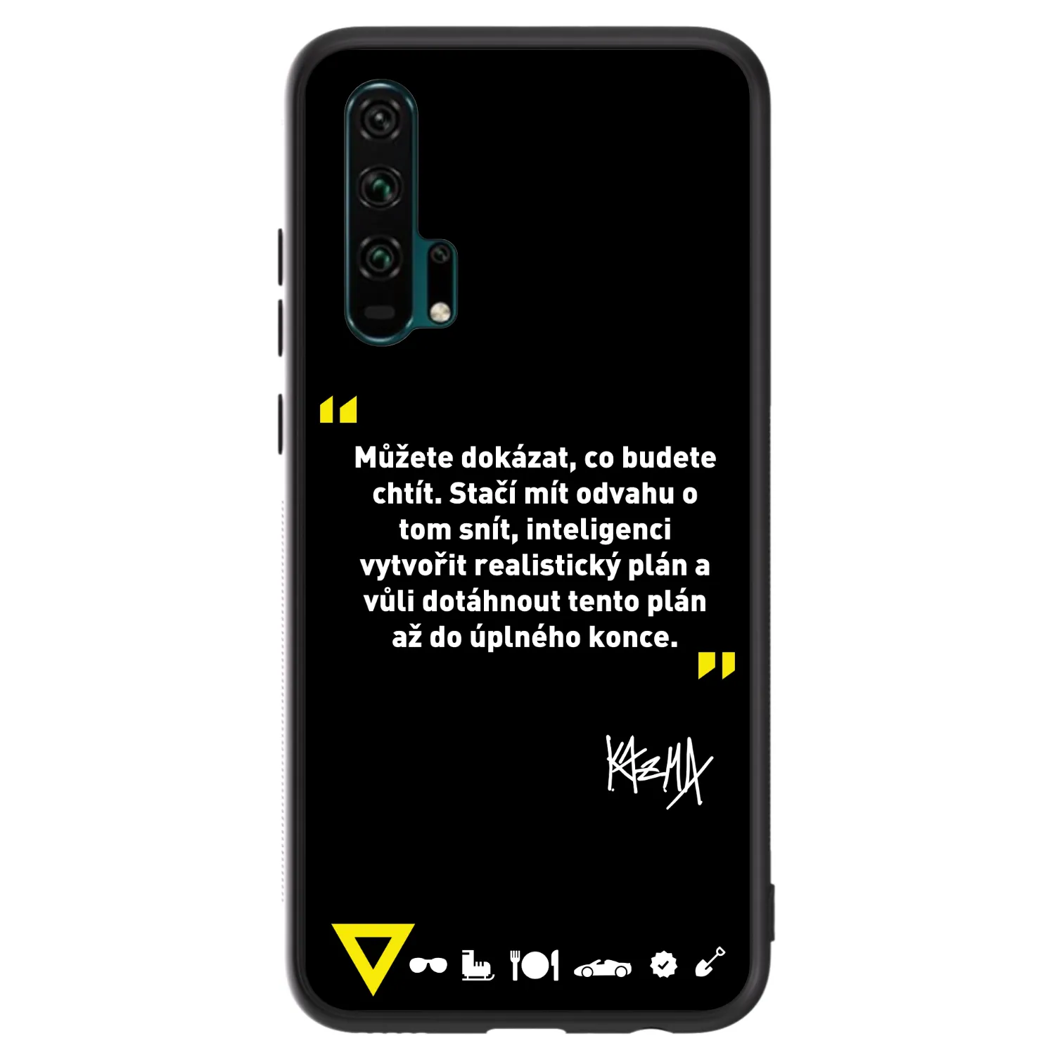 Picasee ULTIMATE CASE pro Honor 20 Pro - Kazma - MŮŽETE DOKÁZAT, CO BUDETE CHTÍT