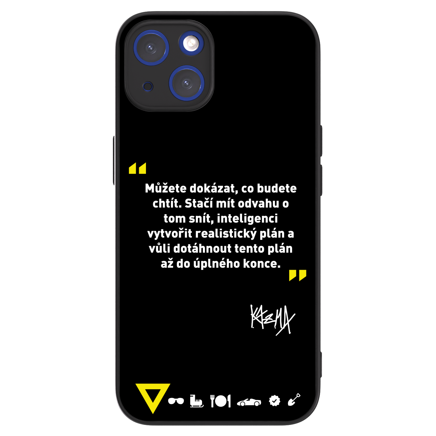 Picasee ULTIMATE CASE pro Apple iPhone 14 - Kazma - MŮŽETE DOKÁZAT, CO BUDETE CHTÍT