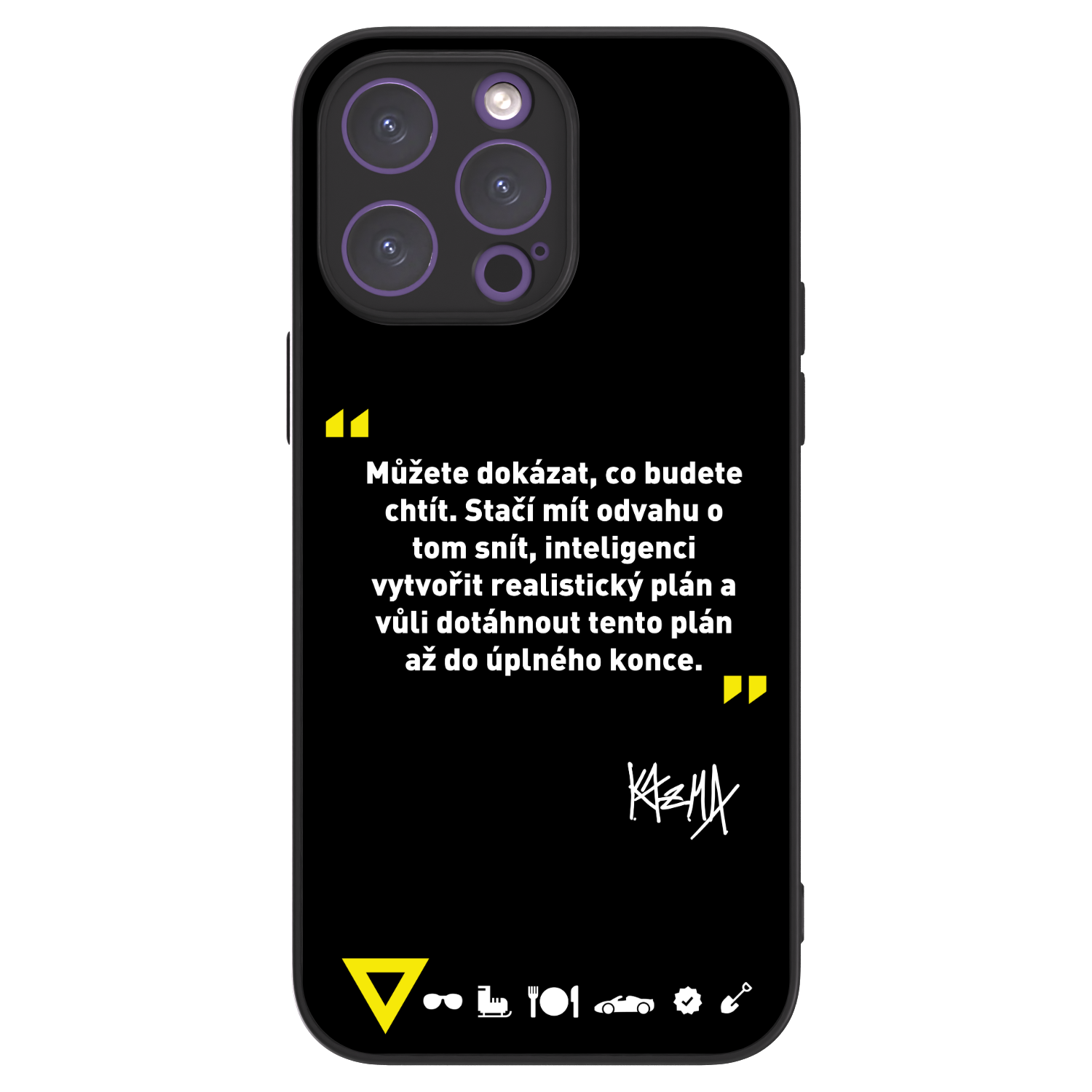 Picasee ULTIMATE CASE pro Apple iPhone 14 Pro Max - Kazma - MŮŽETE DOKÁZAT, CO BUDETE CHTÍT