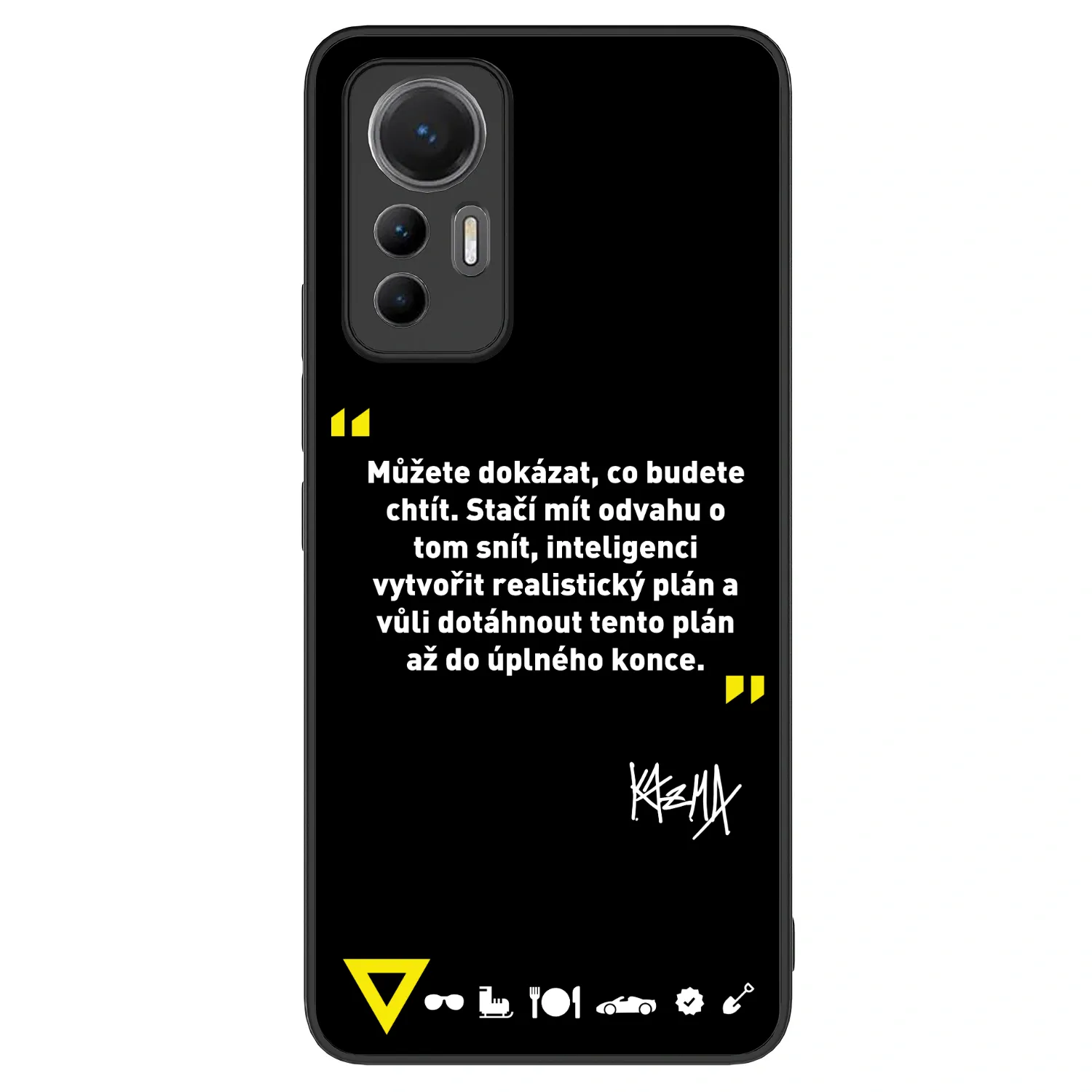Picasee ULTIMATE CASE pro Xiaomi 12 Lite - Kazma - MŮŽETE DOKÁZAT, CO BUDETE CHTÍT