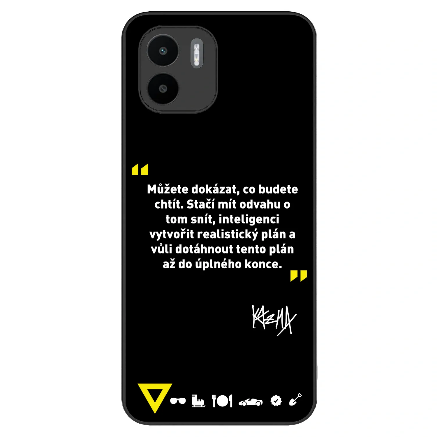 Picasee ULTIMATE CASE pro Xiaomi Redmi A1 - Kazma - MŮŽETE DOKÁZAT, CO BUDETE CHTÍT