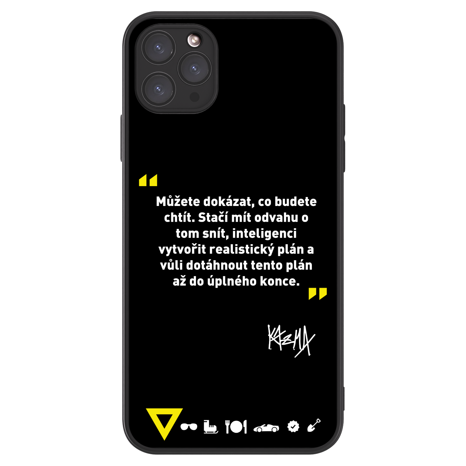 Picasee ULTIMATE CASE MagSafe pro Apple iPhone 11 Pro Max - Kazma - MŮŽETE DOKÁZAT, CO BUDETE CHTÍT