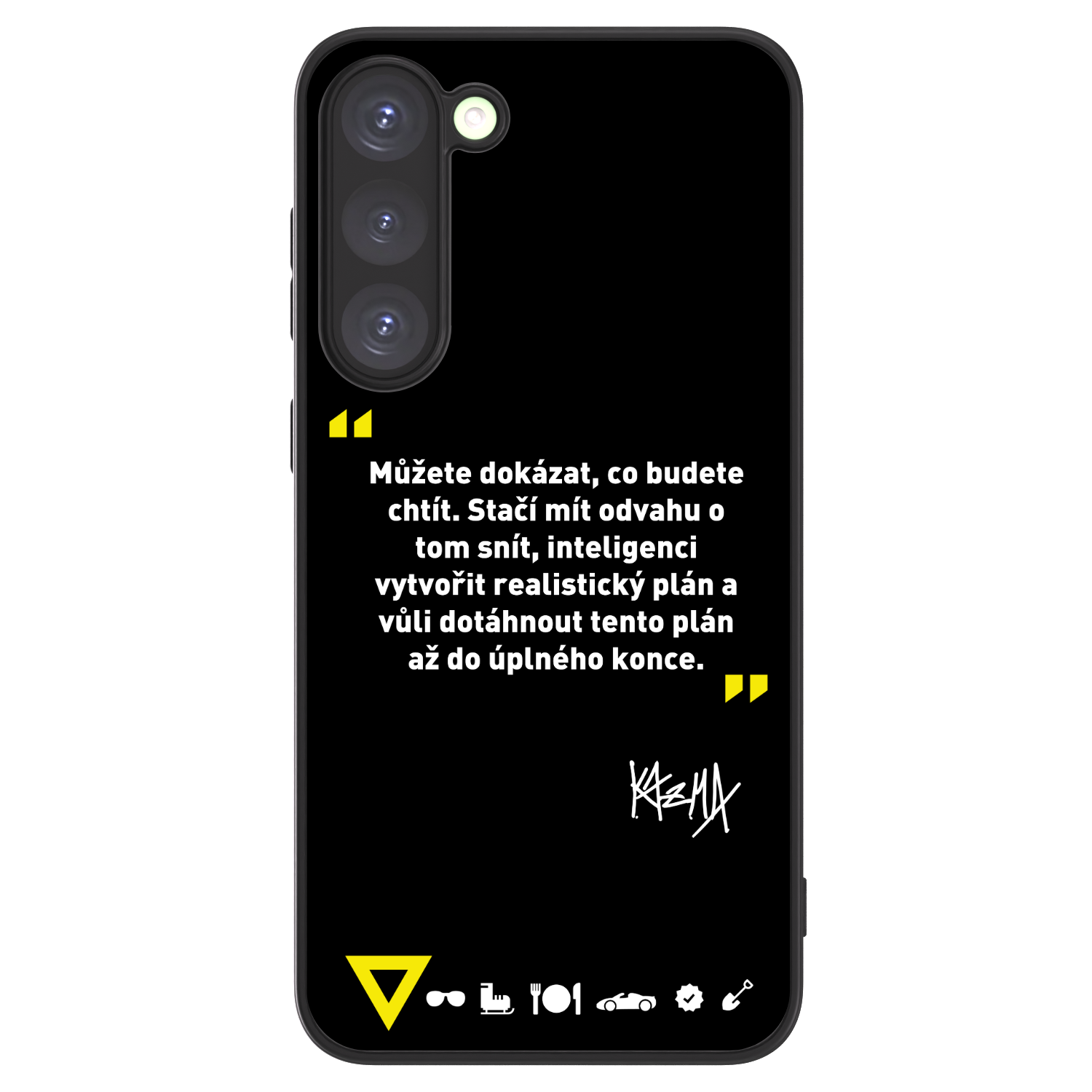 Picasee ULTIMATE CASE pro Samsung Galaxy S23+ 5G - Kazma - MŮŽETE DOKÁZAT, CO BUDETE CHTÍT
