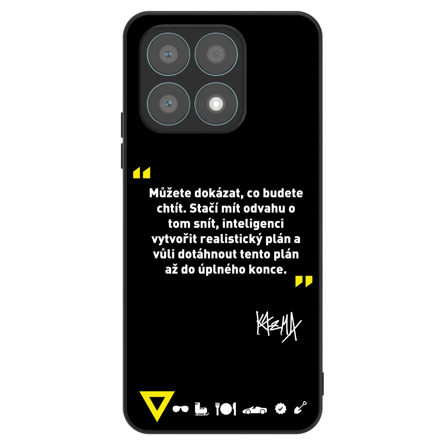 Picasee ULTIMATE CASE pro Honor X8a - Kazma - MŮŽETE DOKÁZAT, CO BUDETE CHTÍT