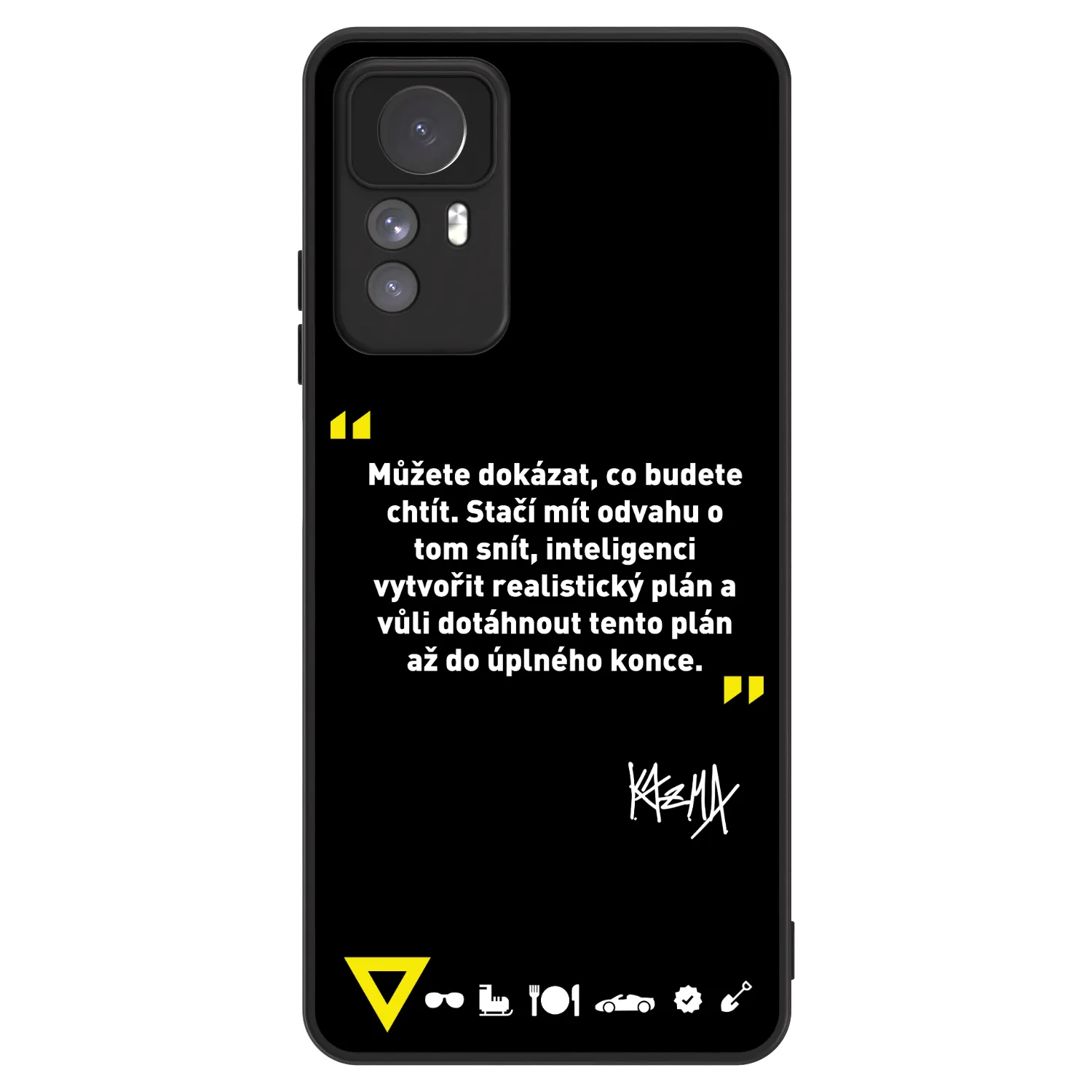 Picasee ULTIMATE CASE pro Xiaomi Redmi Note 12S - Kazma - MŮŽETE DOKÁZAT, CO BUDETE CHTÍT