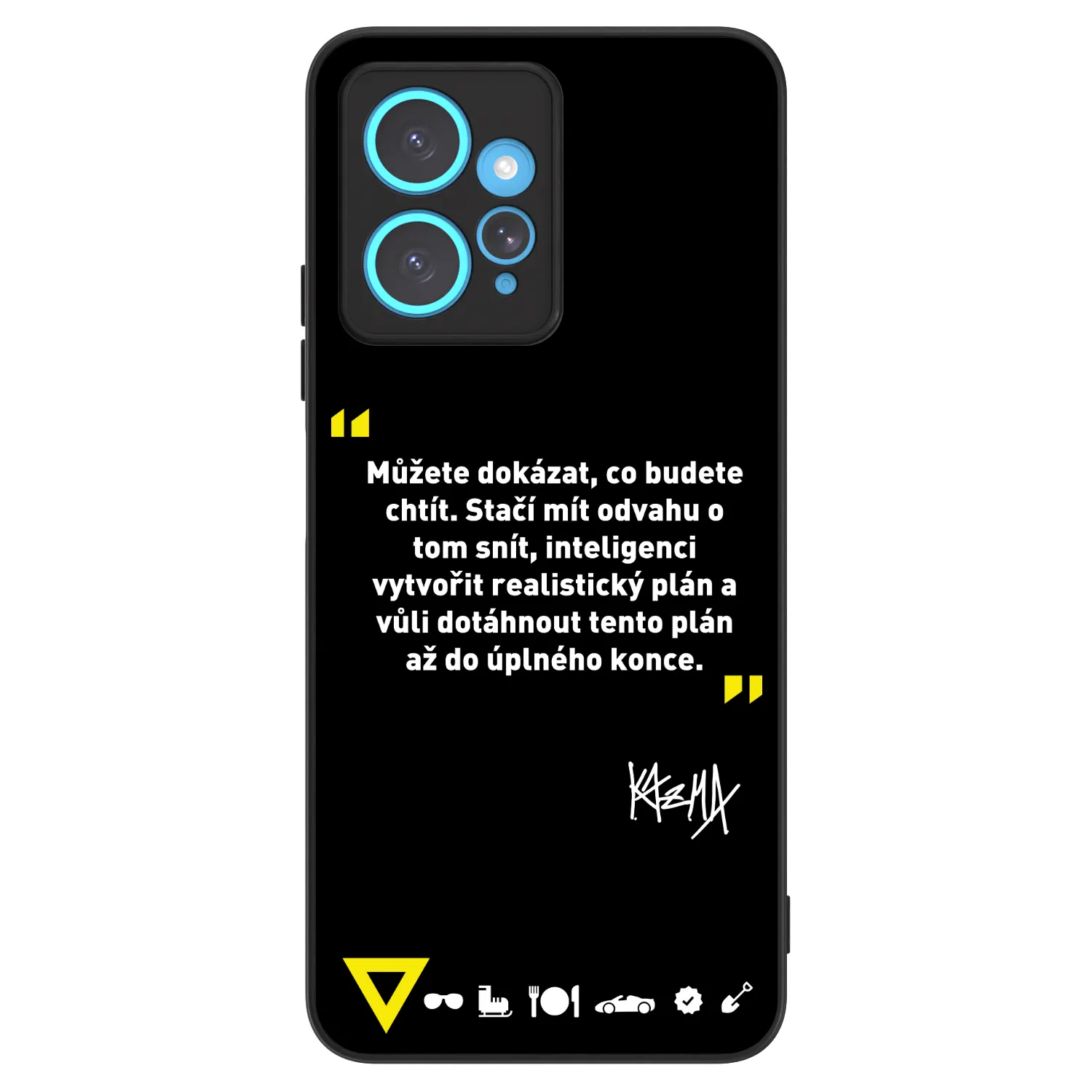 Picasee ULTIMATE CASE pro Xiaomi Redmi Note 12 4G - Kazma - MŮŽETE DOKÁZAT, CO BUDETE CHTÍT