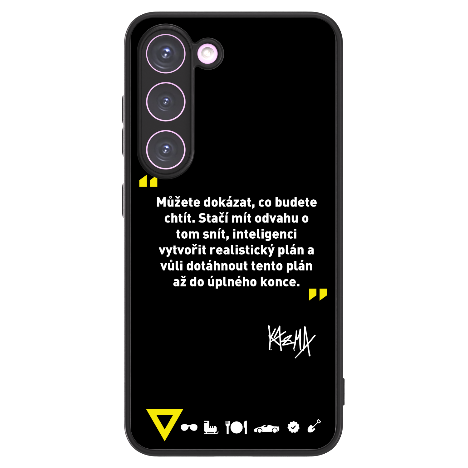 Picasee ULTIMATE CASE PowerShare pro Samsung Galaxy S23 5G - Kazma - MŮŽETE DOKÁZAT, CO BUDETE CHTÍT