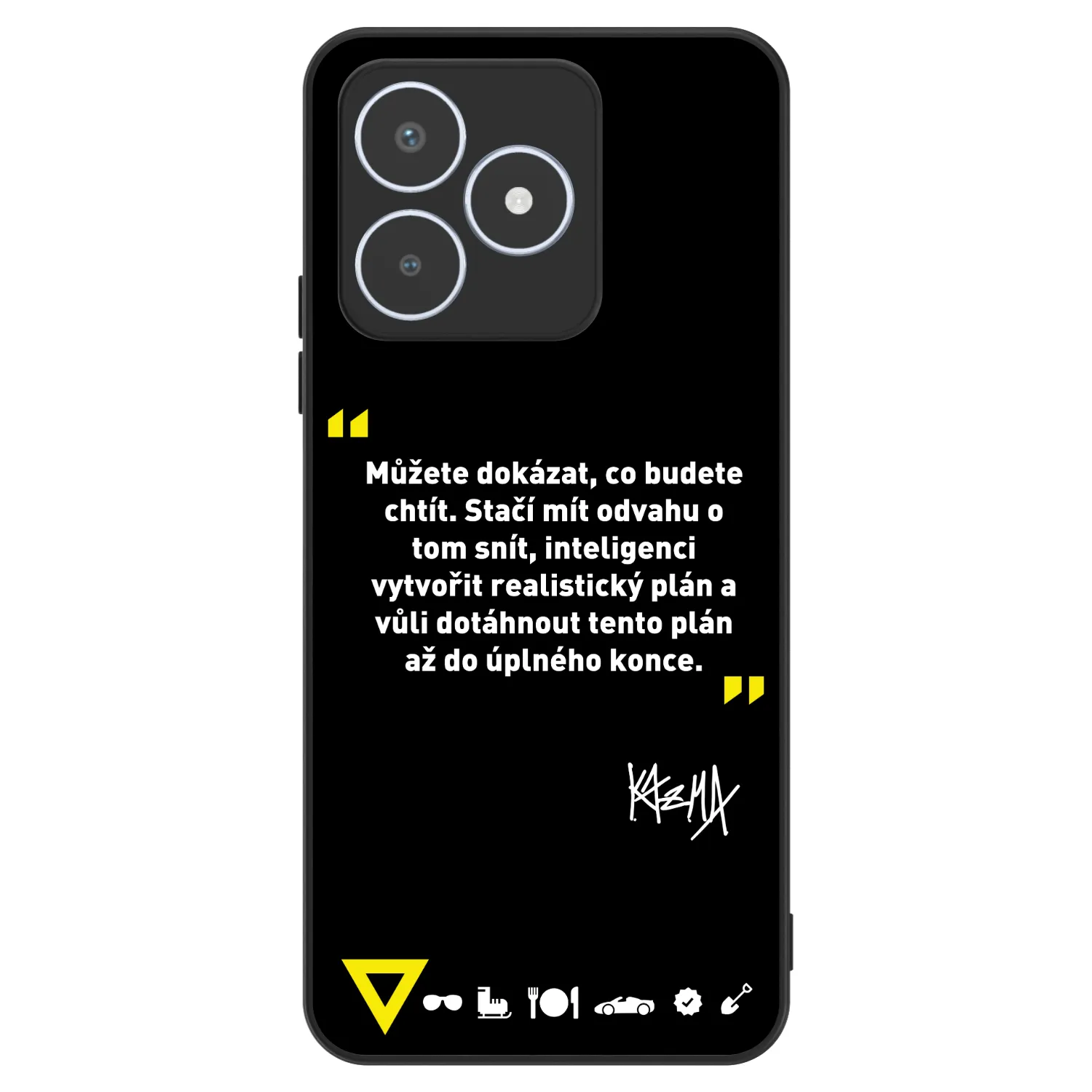 Picasee ULTIMATE CASE pro Realme C53 - Kazma - MŮŽETE DOKÁZAT, CO BUDETE CHTÍT
