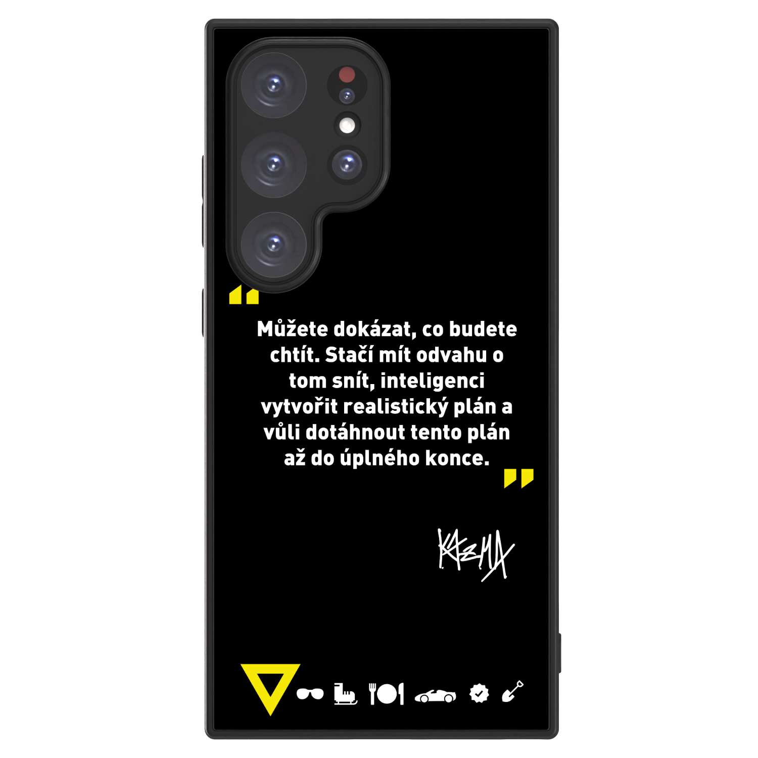 Picasee ULTIMATE CASE pro Samsung Galaxy S24 Ultra S928B 5G - Kazma - MŮŽETE DOKÁZAT, CO BUDETE CHTÍT