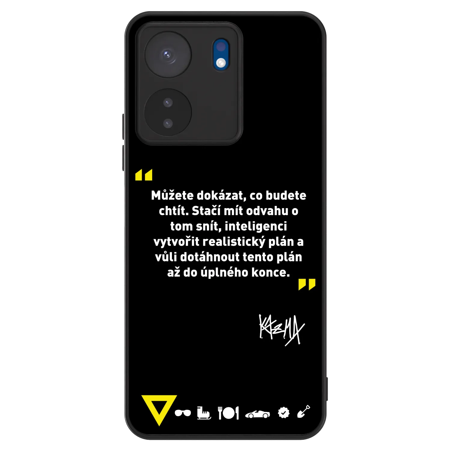 Picasee ULTIMATE CASE pro Xiaomi Redmi 13C 4G - Kazma - MŮŽETE DOKÁZAT, CO BUDETE CHTÍT