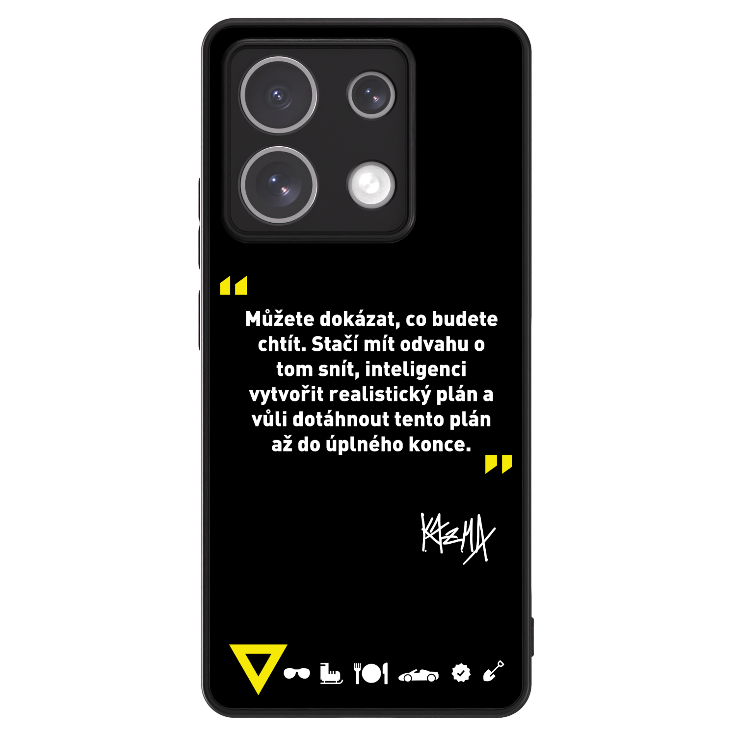 Picasee ULTIMATE CASE pro Xiaomi Redmi Note 13 5G - Kazma - MŮŽETE DOKÁZAT, CO BUDETE CHTÍT