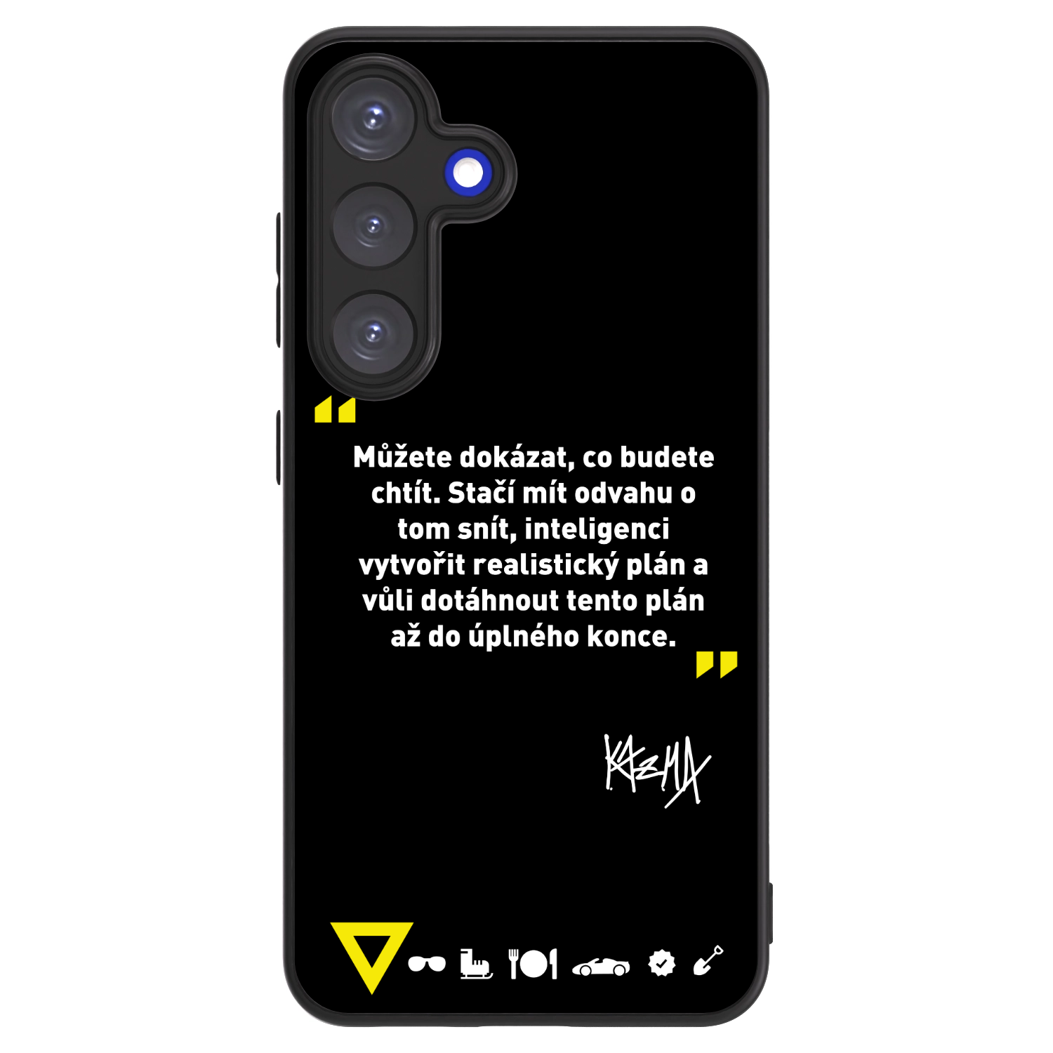 Picasee ULTIMATE CASE pro Samsung Galaxy A25 A256B 5G - Kazma - MŮŽETE DOKÁZAT, CO BUDETE CHTÍT