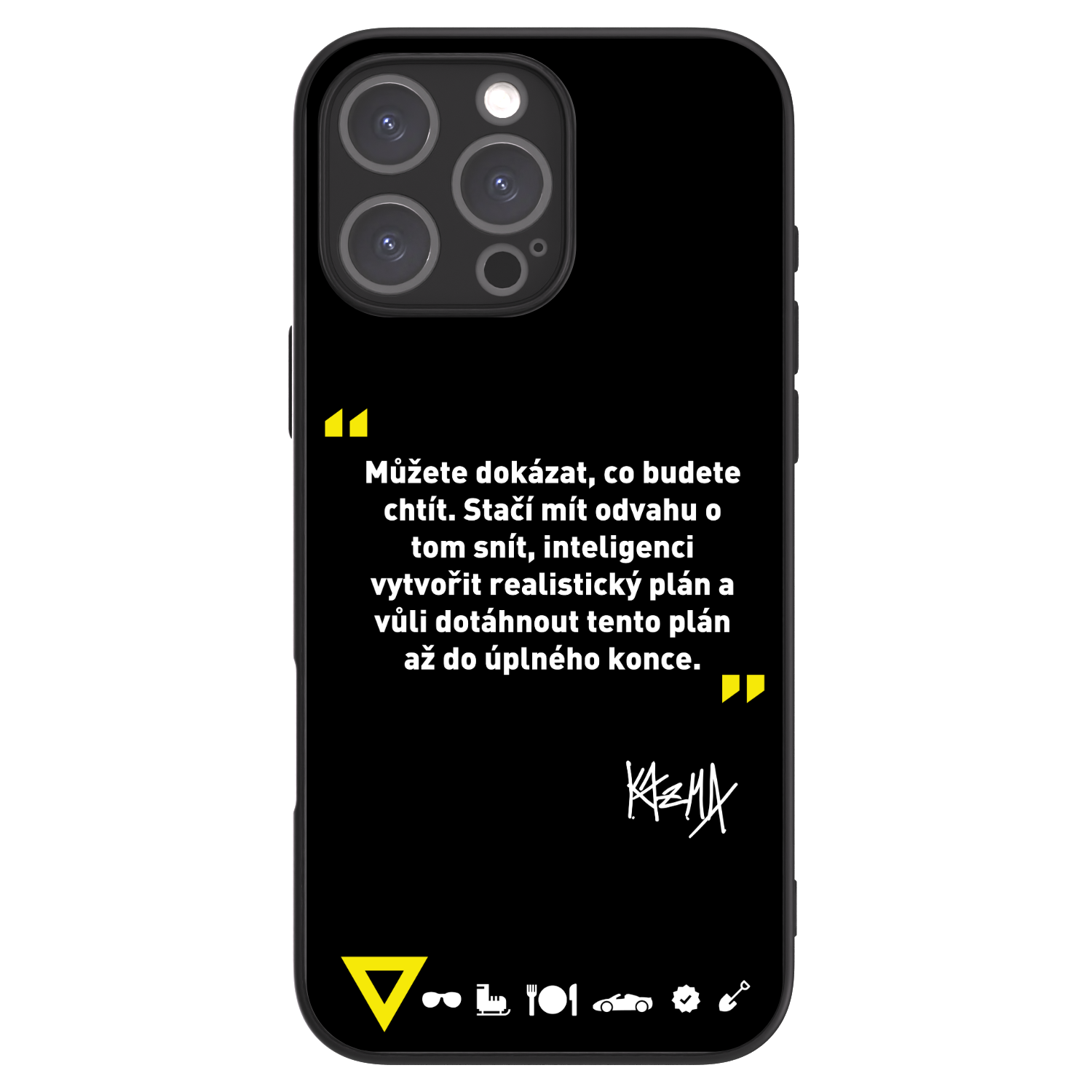 Picasee ULTIMATE CASE pro Apple iPhone 16 Pro Max - Kazma - MŮŽETE DOKÁZAT, CO BUDETE CHTÍT