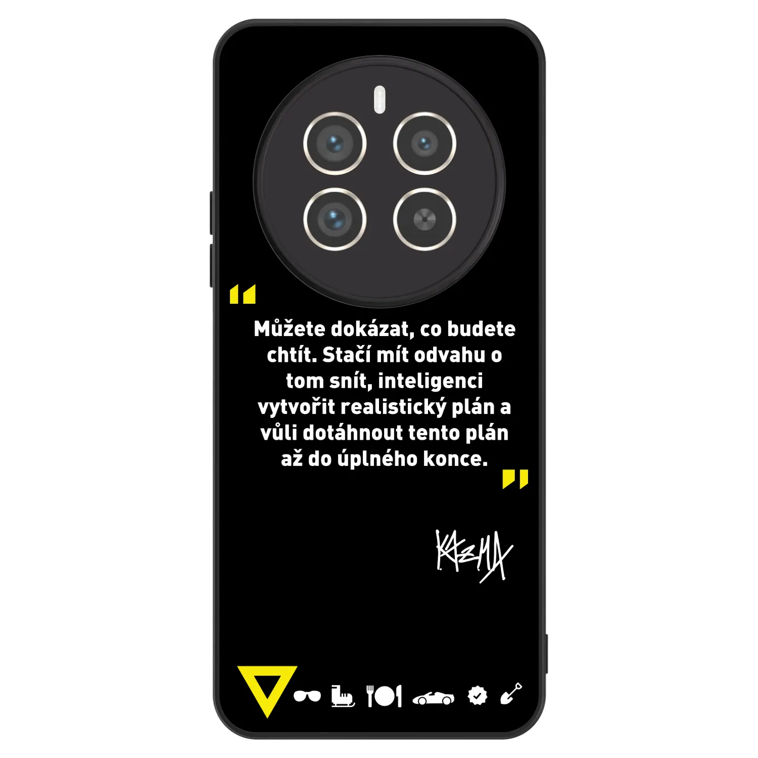 Picasee ULTIMATE CASE pro Realme 12 Pro 5G - Kazma - MŮŽETE DOKÁZAT, CO BUDETE CHTÍT