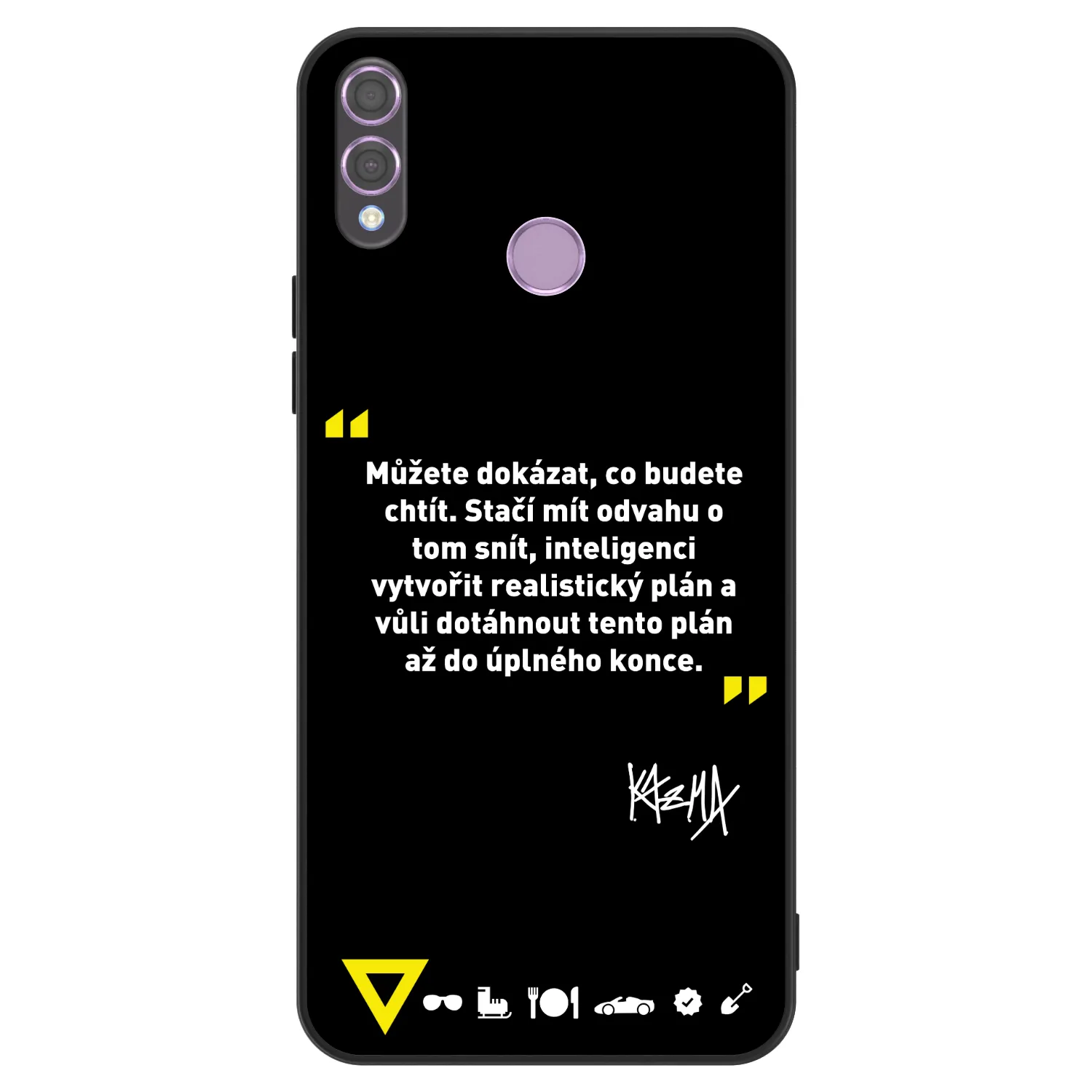 Picasee ULTIMATE CASE pro Honor 8X - Kazma - MŮŽETE DOKÁZAT, CO BUDETE CHTÍT