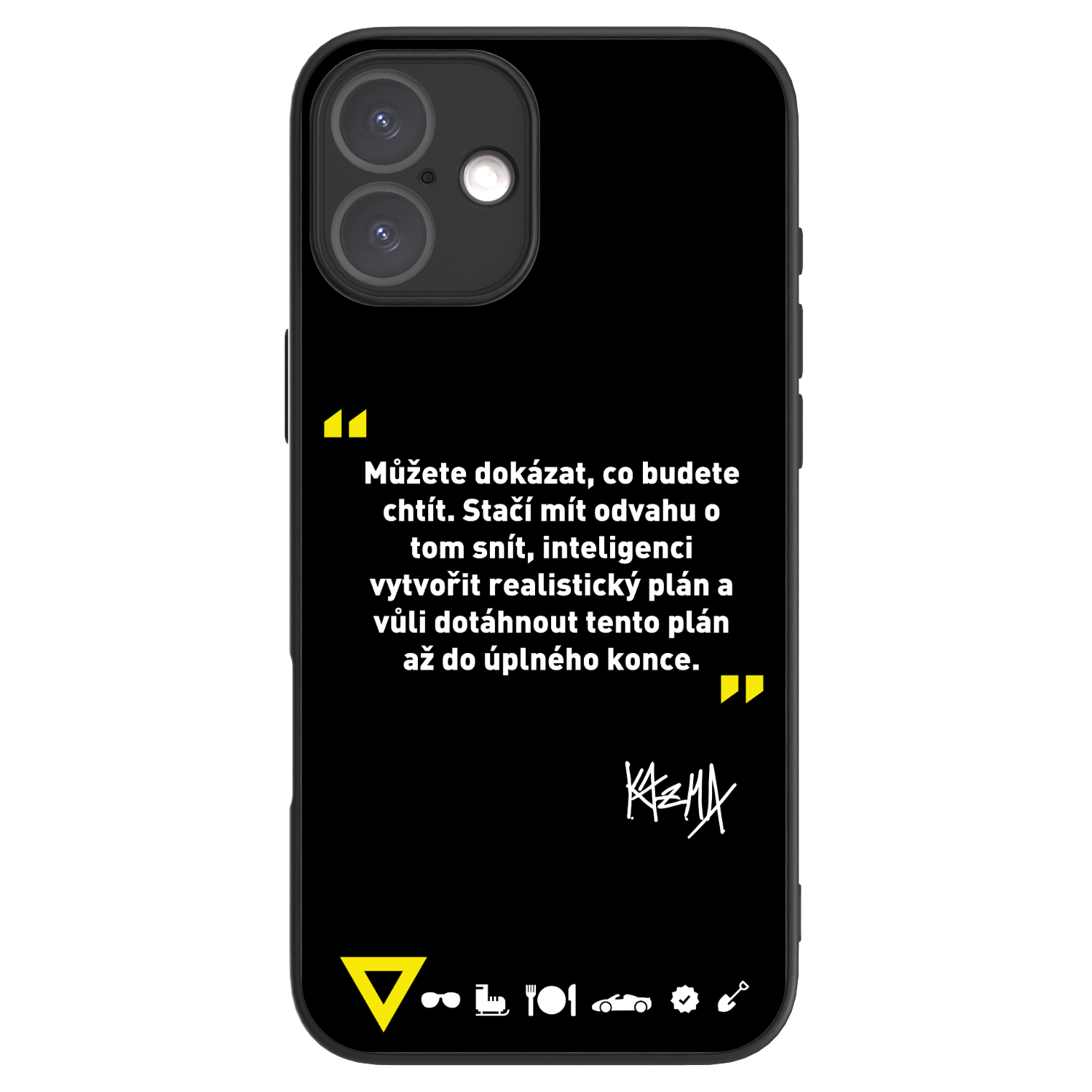 Picasee ULTIMATE CASE pro Apple iPhone 16 Plus - Kazma - MŮŽETE DOKÁZAT, CO BUDETE CHTÍT