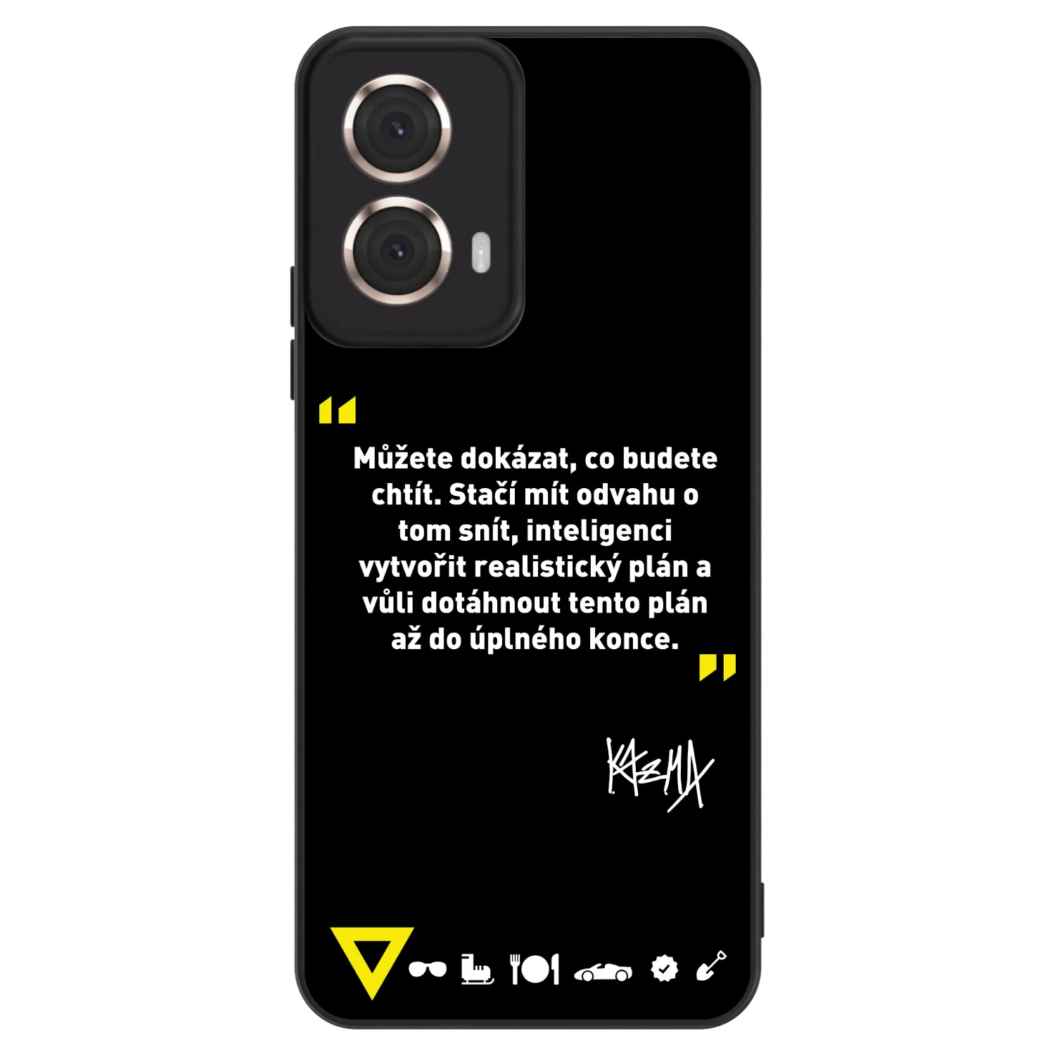 Picasee ULTIMATE CASE pro Motorola Moto G85 - Kazma - MŮŽETE DOKÁZAT, CO BUDETE CHTÍT