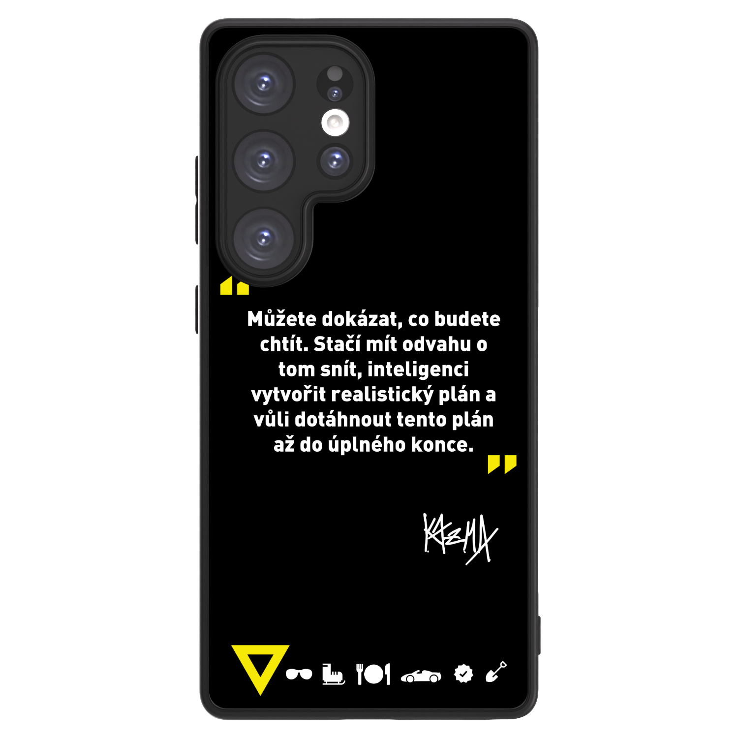 Picasee ULTIMATE CASE pro Samsung Galaxy S25 Ultra 5G - Kazma - MŮŽETE DOKÁZAT, CO BUDETE CHTÍT