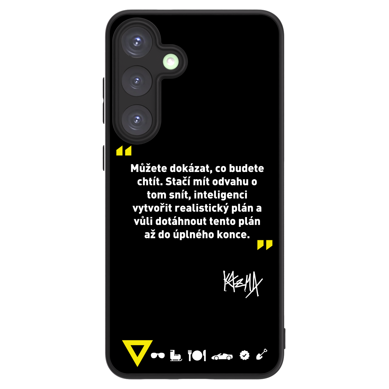 Picasee ULTIMATE CASE pro Samsung Galaxy S25+ 5G - Kazma - MŮŽETE DOKÁZAT, CO BUDETE CHTÍT