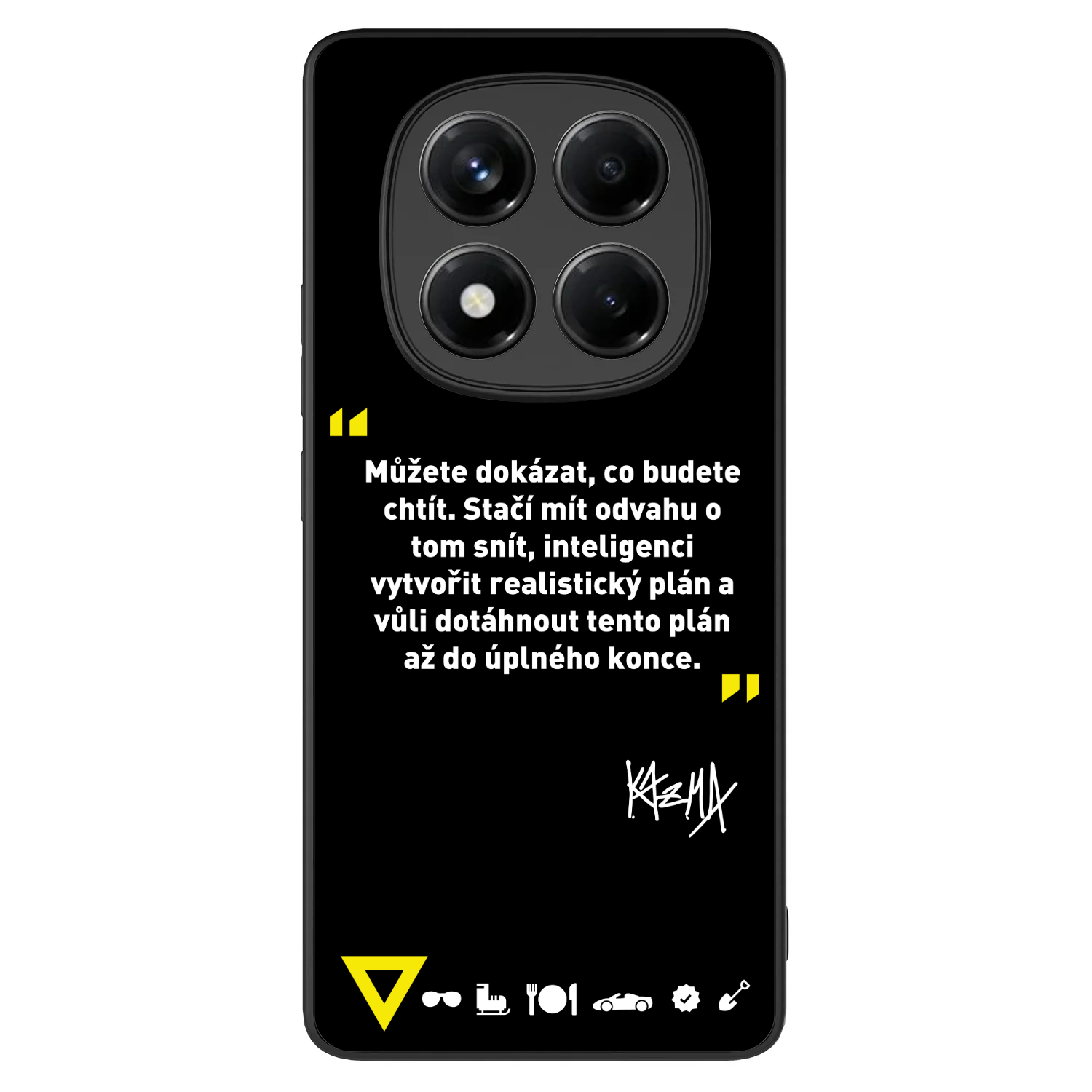 Picasee ULTIMATE CASE pro Xiaomi Redmi Note 14 Pro 4G - Kazma - MŮŽETE DOKÁZAT, CO BUDETE CHTÍT