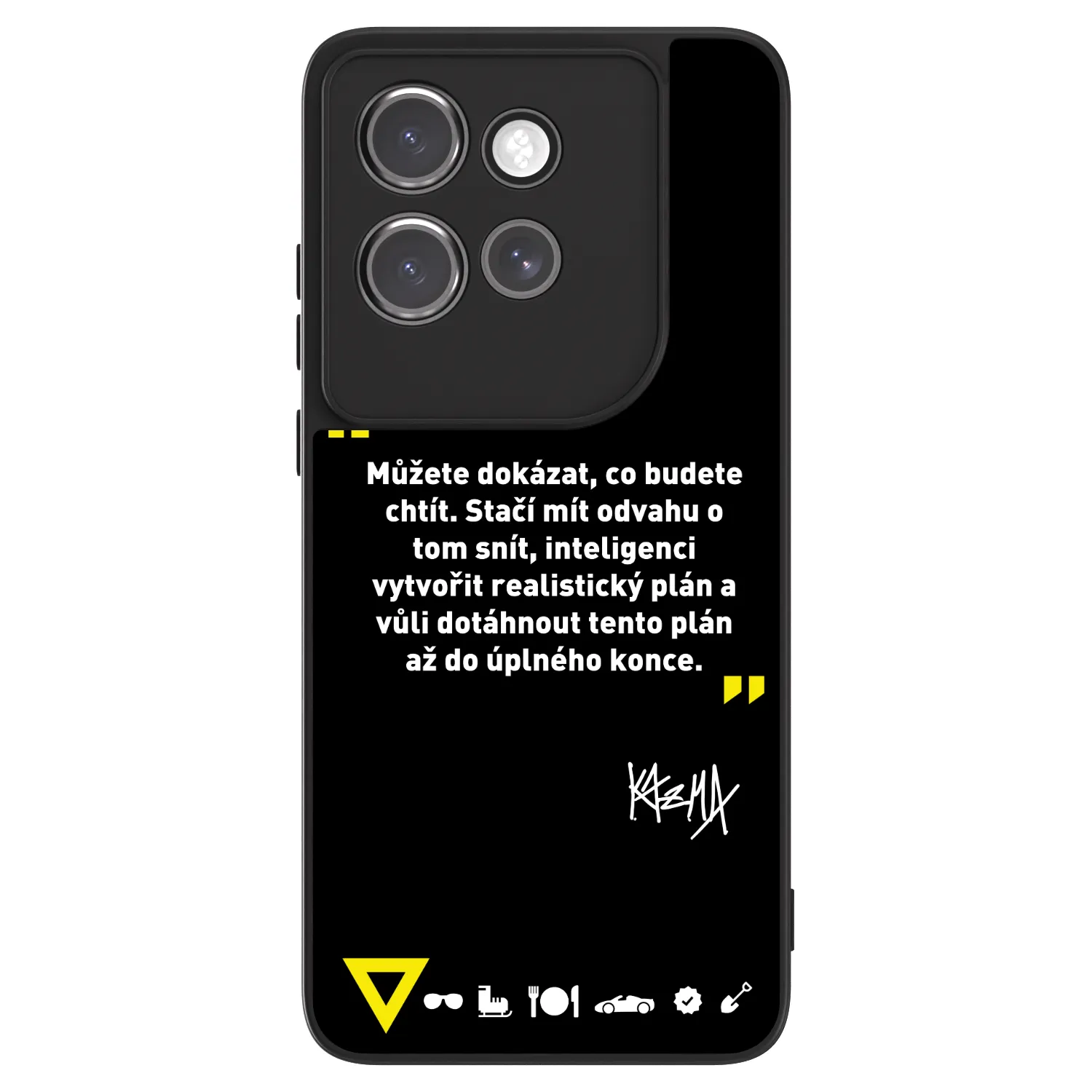 Picasee ULTIMATE CASE pro Motorola Edge 50 Neo - Kazma - MŮŽETE DOKÁZAT, CO BUDETE CHTÍT