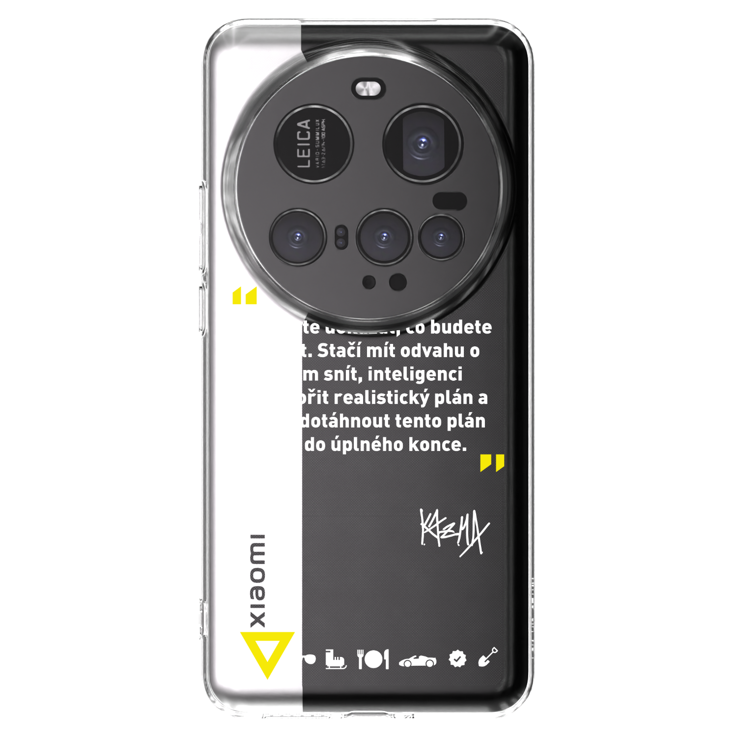 Picasee silikonový průhledný obal pro Xiaomi 15 Ultra - Kazma - MŮŽETE DOKÁZAT, CO BUDETE CHTÍT