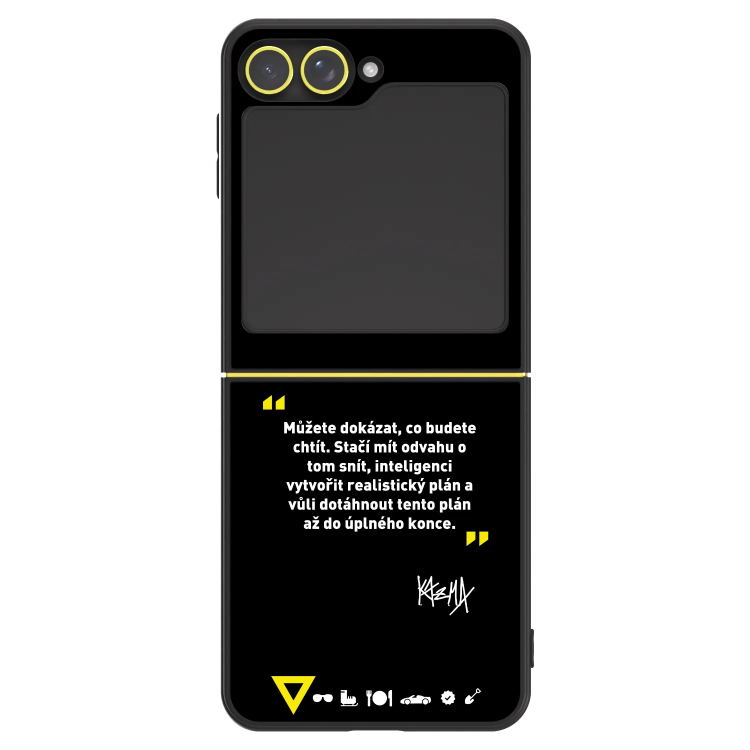 Picasee ULTIMATE CASE pro Samsung Galaxy Z Flip6 5G - Kazma - MŮŽETE DOKÁZAT, CO BUDETE CHTÍT