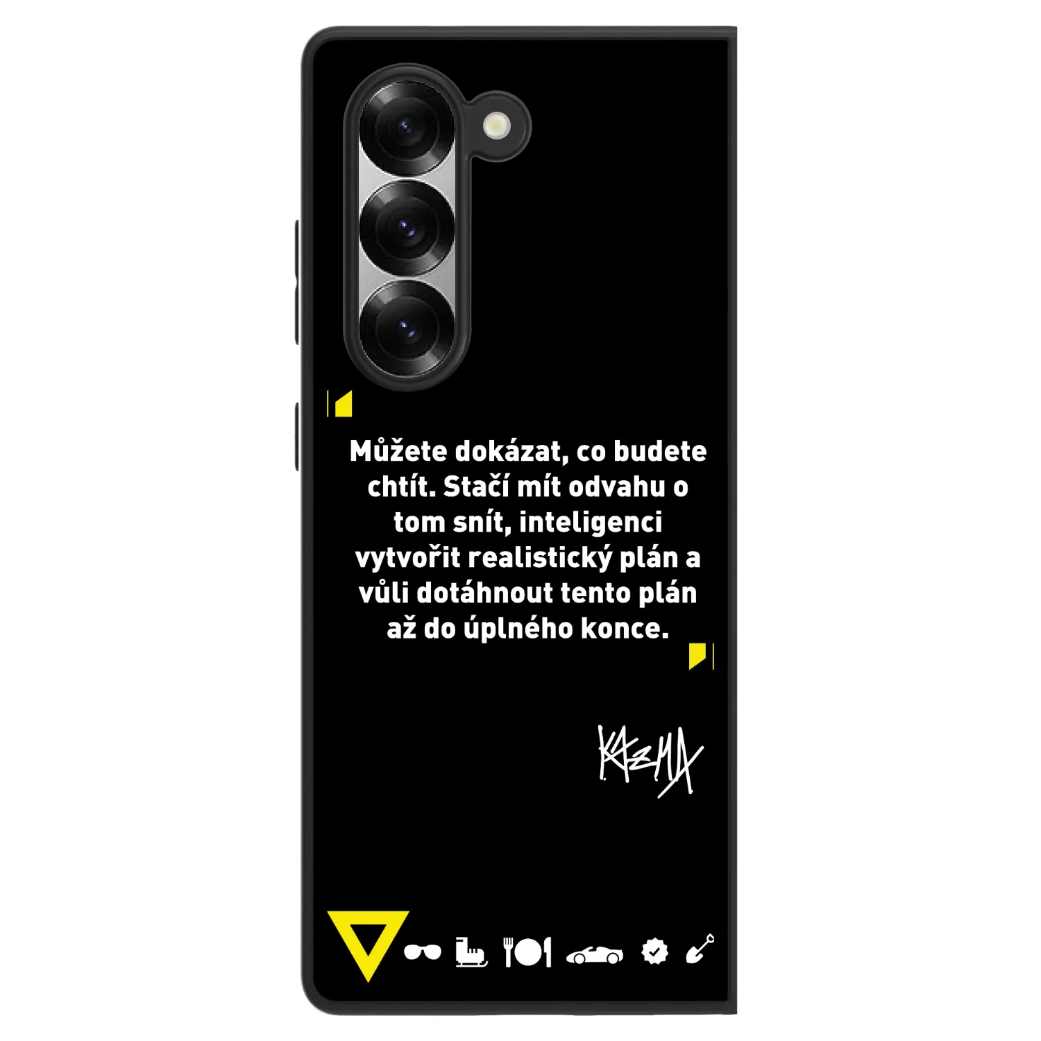 Picasee ULTIMATE CASE pro Samsung Galaxy Z Fold6 5G - Kazma - MŮŽETE DOKÁZAT, CO BUDETE CHTÍT