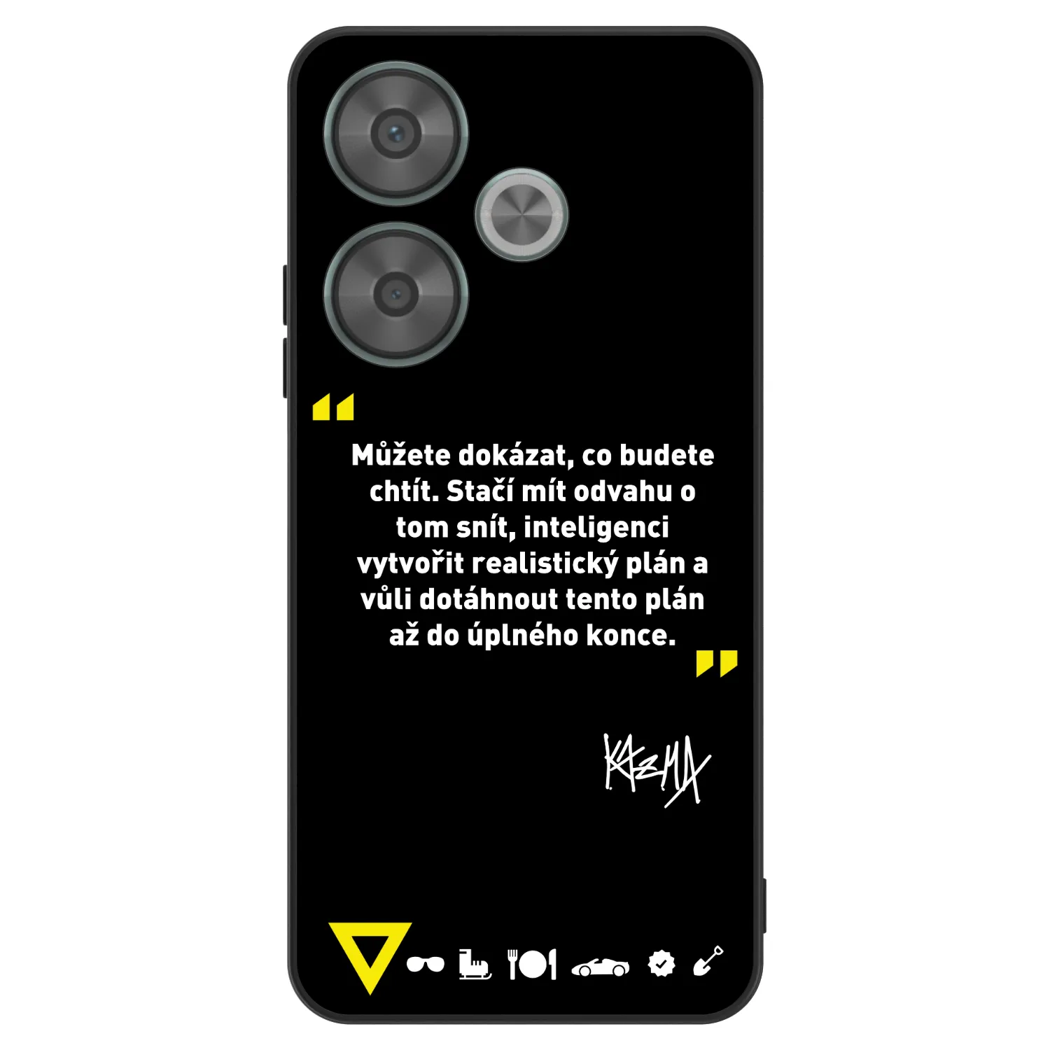 Picasee ULTIMATE CASE pro Xiaomi Poco F6 - Kazma - MŮŽETE DOKÁZAT, CO BUDETE CHTÍT