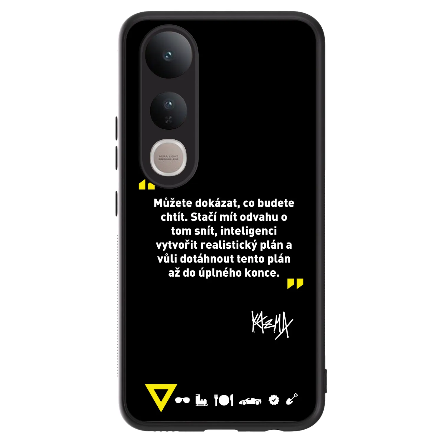 Picasee ULTIMATE CASE pro Vivo V50 Lite 5G - Kazma - MŮŽETE DOKÁZAT, CO BUDETE CHTÍT