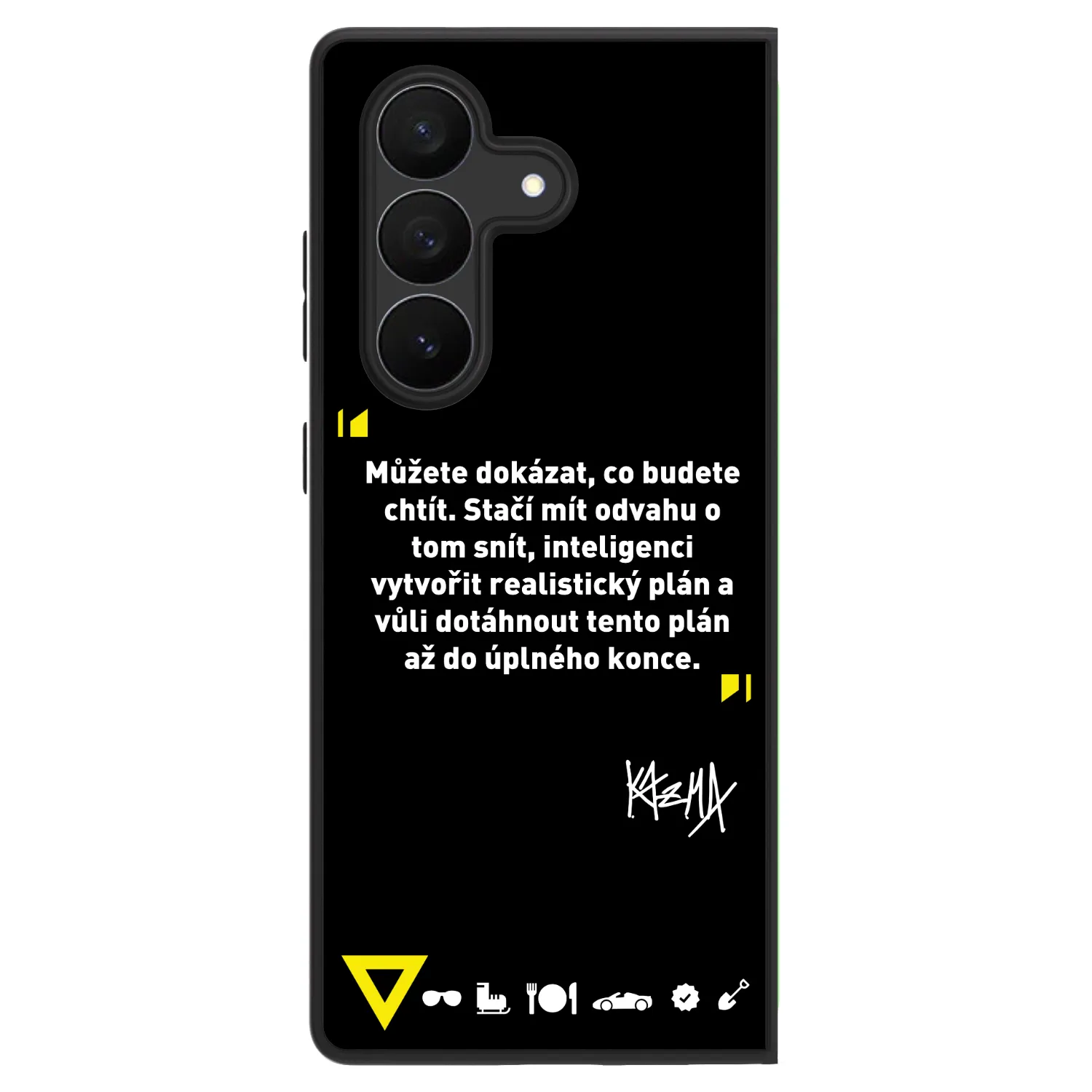 Picasee ULTIMATE CASE pro Samsung Galaxy Z Fold7 5G - Kazma - MŮŽETE DOKÁZAT, CO BUDETE CHTÍT