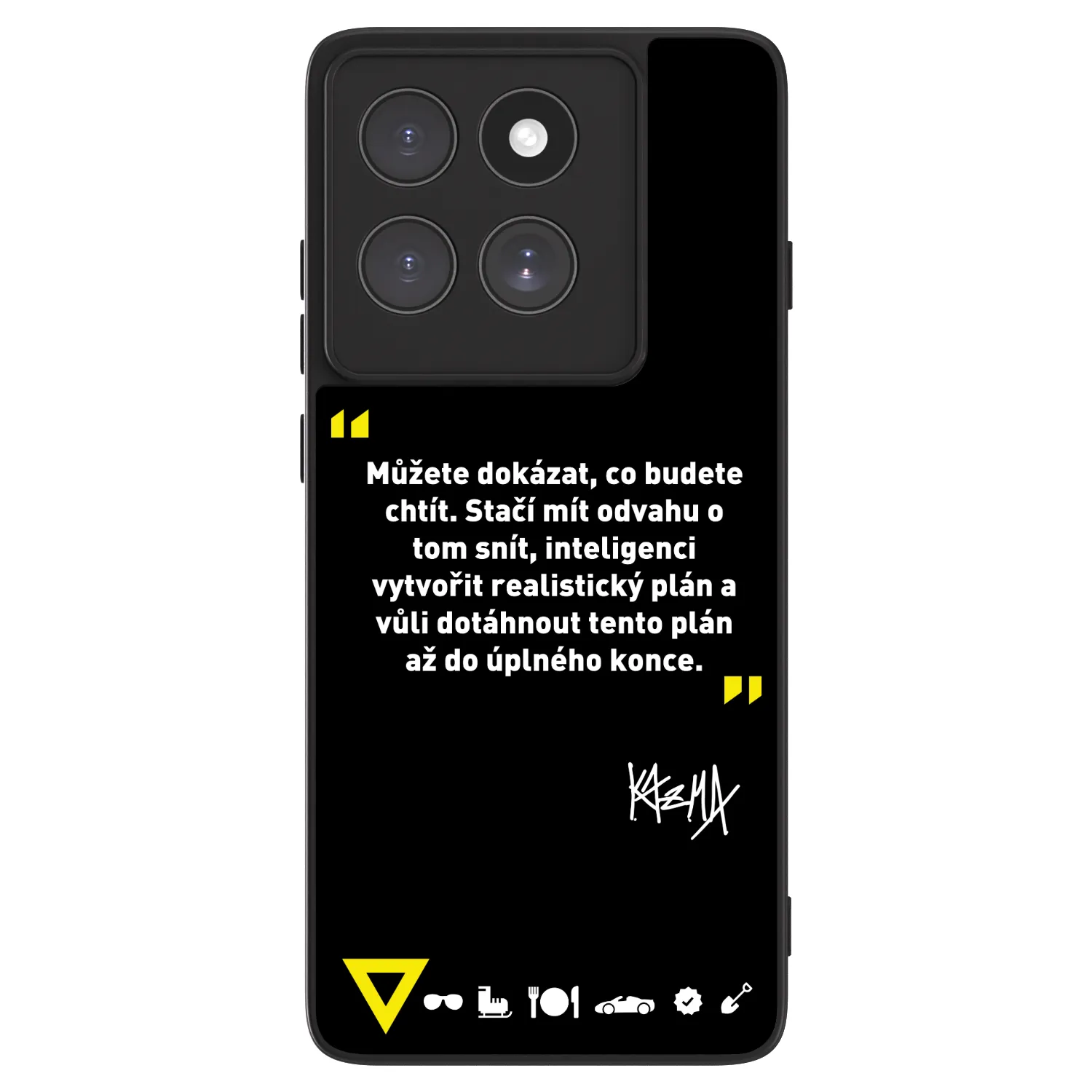 Picasee ULTIMATE CASE pro Motorola Edge 60 5G - Kazma - MŮŽETE DOKÁZAT, CO BUDETE CHTÍT
