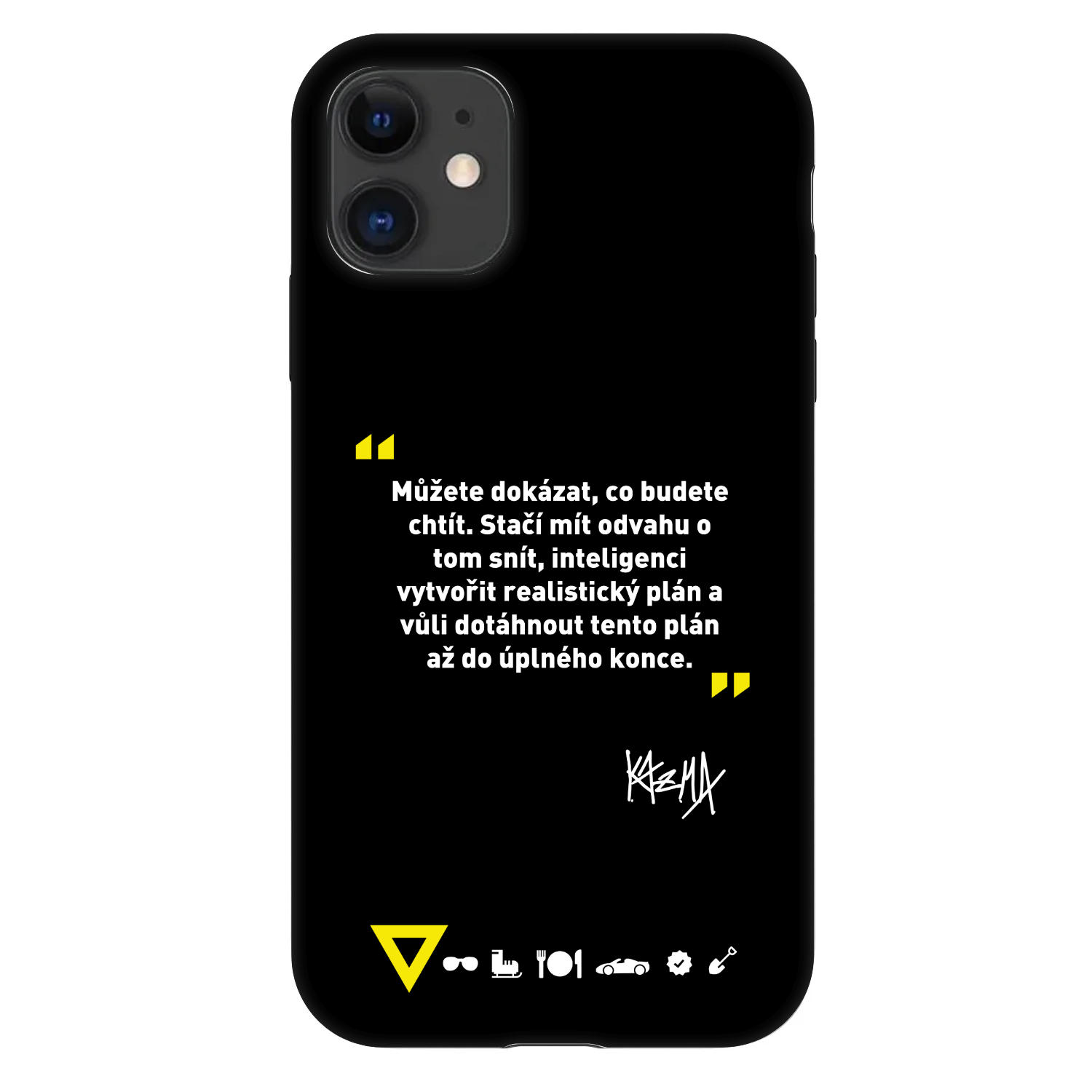 Picasee Fashion Case pro Apple iPhone 11 - Kazma - MŮŽETE DOKÁZAT, CO BUDETE CHTÍT