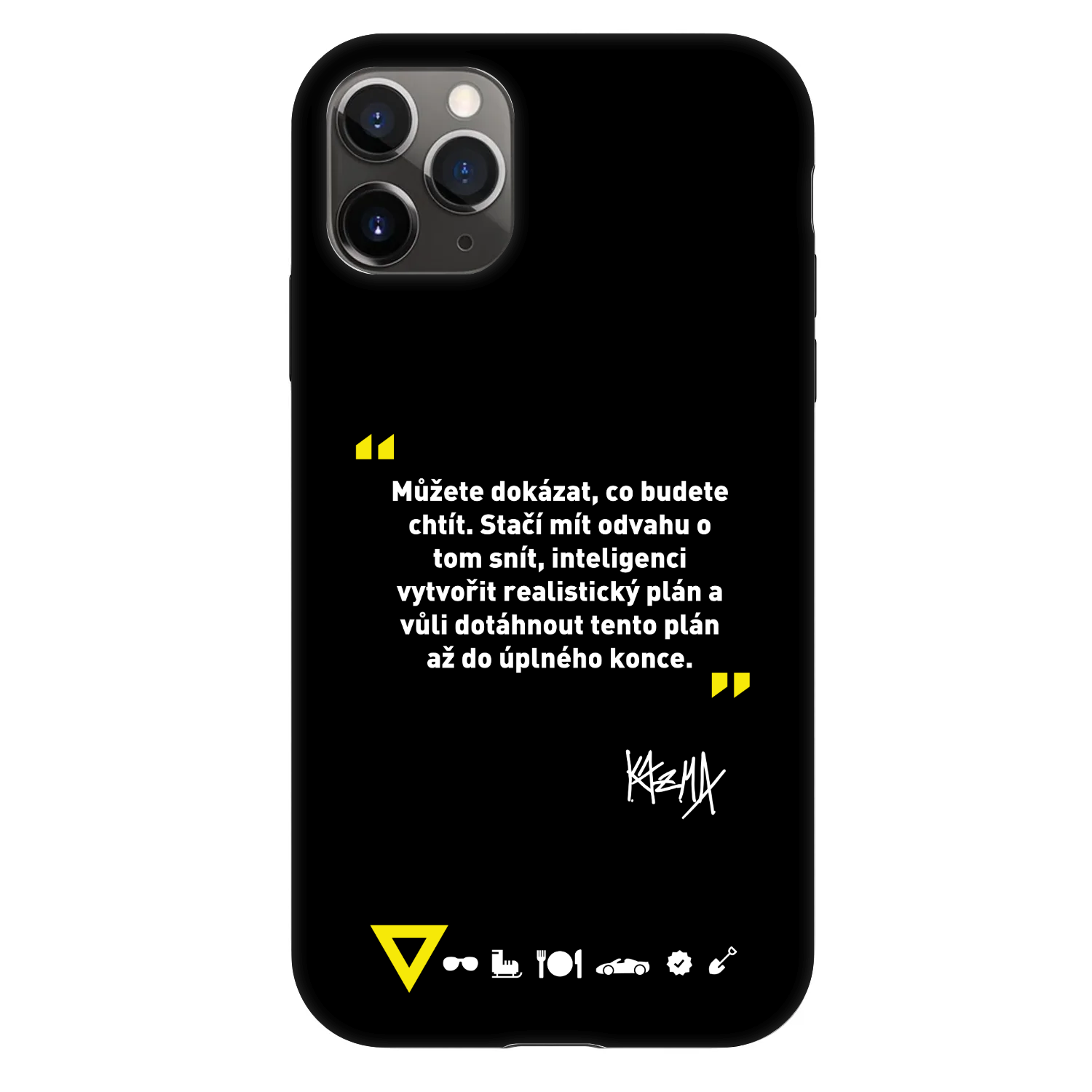 Picasee Fashion Case pro Apple iPhone 11 Pro - Kazma - MŮŽETE DOKÁZAT, CO BUDETE CHTÍT