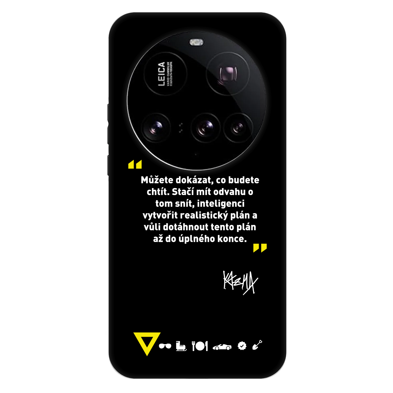 Picasee Fashion Case pro Xiaomi 15 Ultra - Kazma - MŮŽETE DOKÁZAT, CO BUDETE CHTÍT
