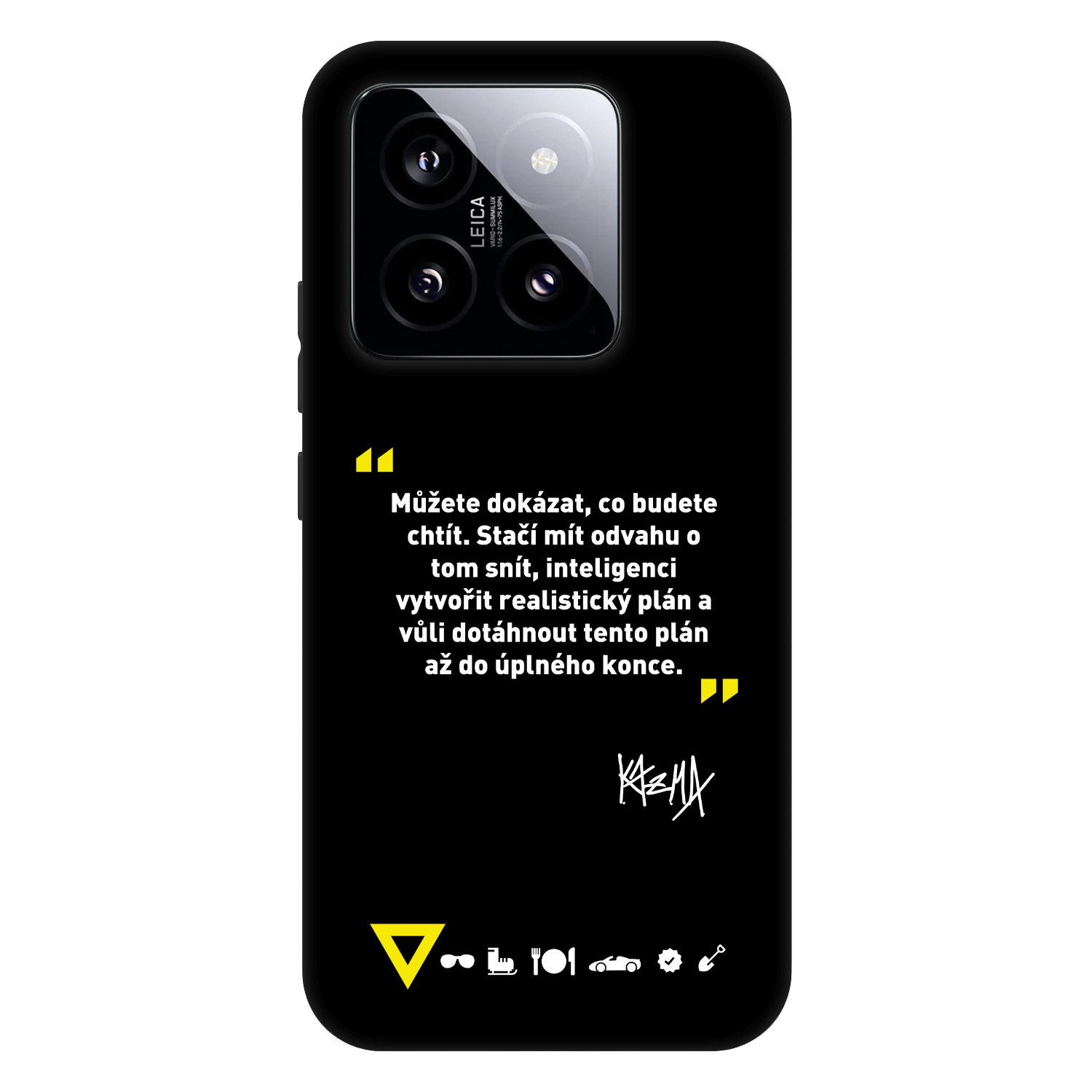 Picasee Fashion Case pro Xiaomi 14 - Kazma - MŮŽETE DOKÁZAT, CO BUDETE CHTÍT
