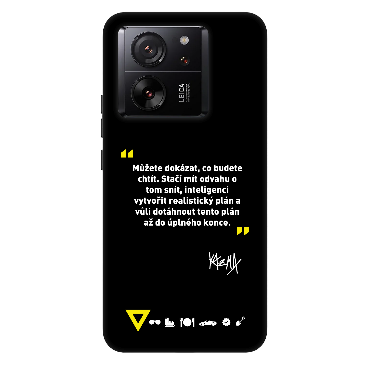 Picasee Fashion Case pro Xiaomi 13T - Kazma - MŮŽETE DOKÁZAT, CO BUDETE CHTÍT