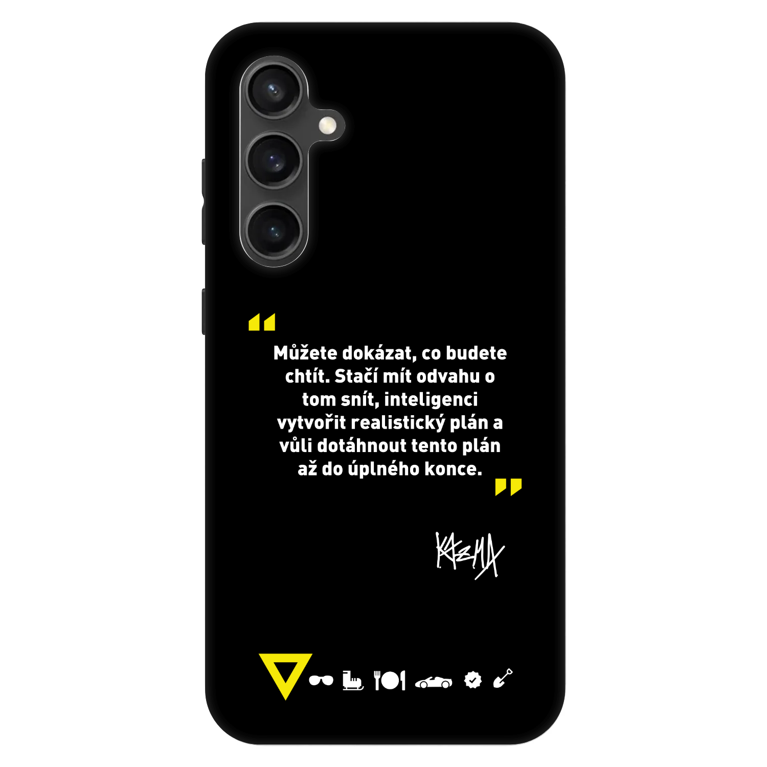 Picasee Fashion Case pro Samsung Galaxy S23 FE S711B - Kazma - MŮŽETE DOKÁZAT, CO BUDETE CHTÍT