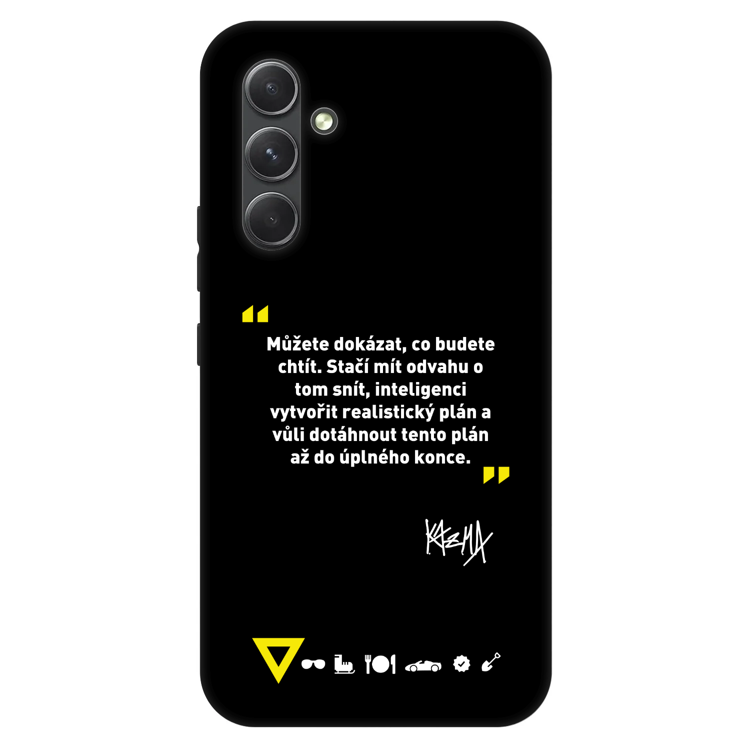 Picasee Fashion Case pro Samsung Galaxy A54 5G A546B - Kazma - MŮŽETE DOKÁZAT, CO BUDETE CHTÍT