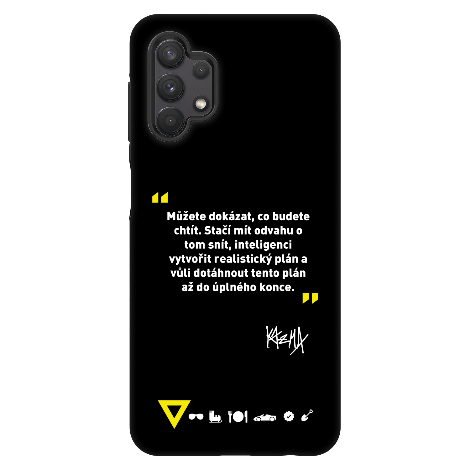 Picasee Fashion Case pro Samsung Galaxy A32 5G A326B - Kazma - MŮŽETE DOKÁZAT, CO BUDETE CHTÍT